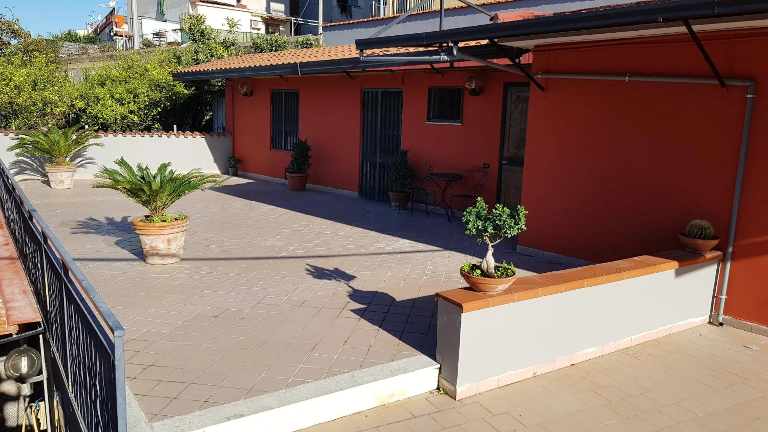 Patio in Bed & Breakfast Neapolis