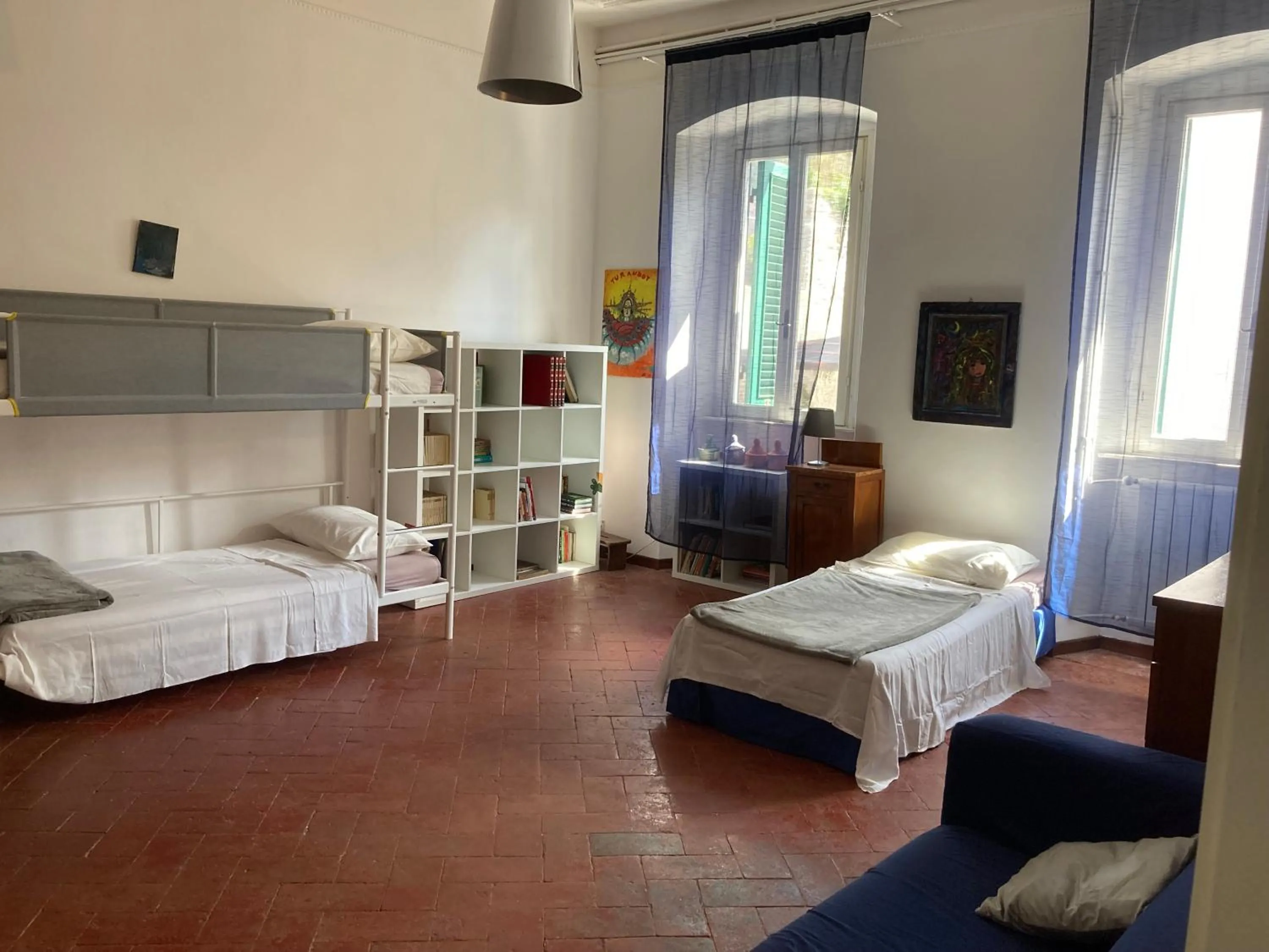 Bedroom, Bed in Villa Eugenia