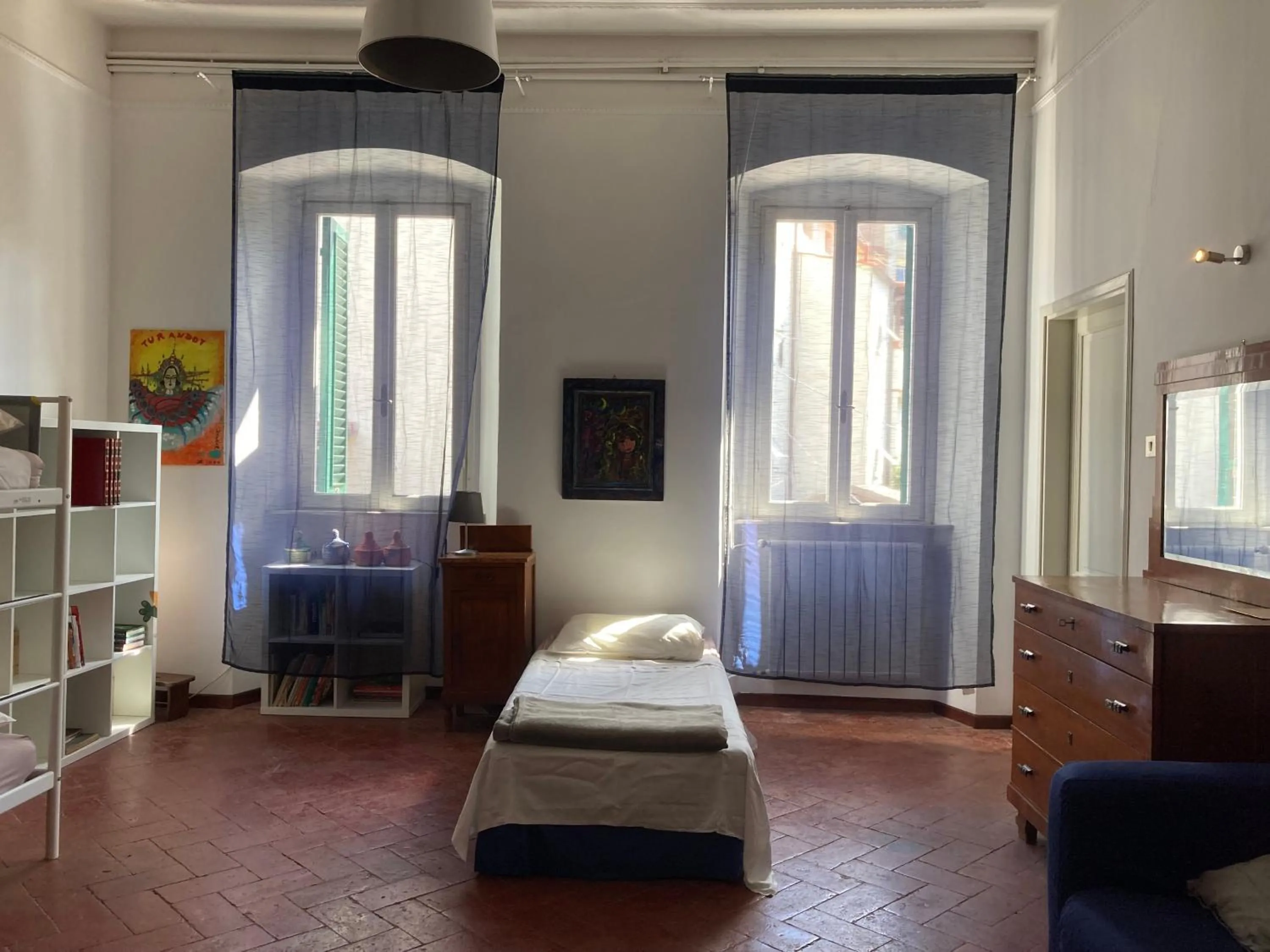 Bedroom, Bed in Villa Eugenia