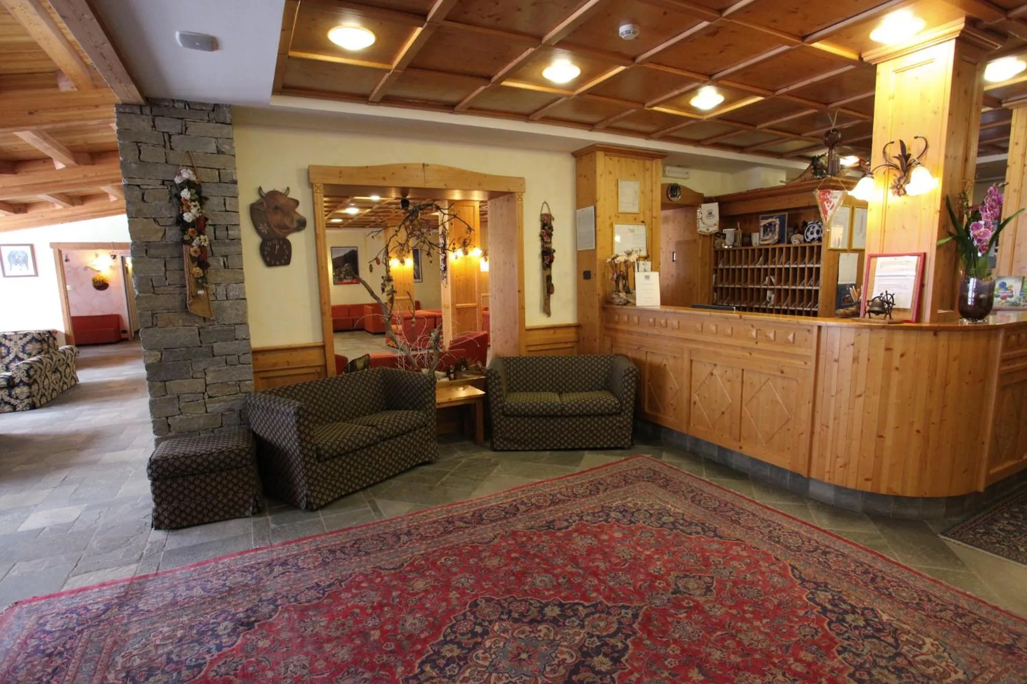 Lobby or reception in Hotel Alpechiara