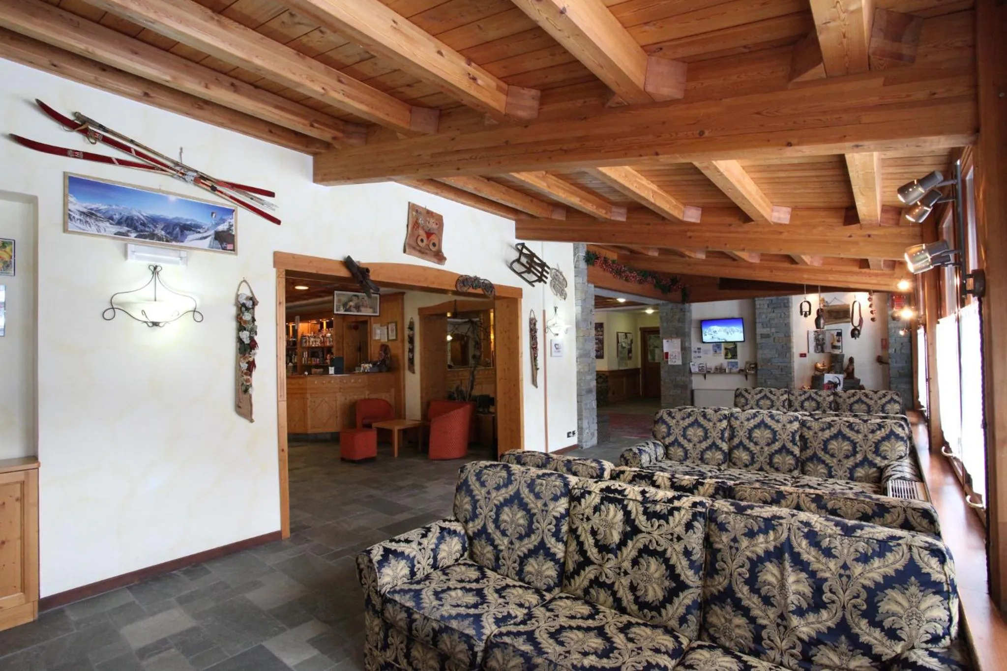 Lobby or reception in Hotel Alpechiara