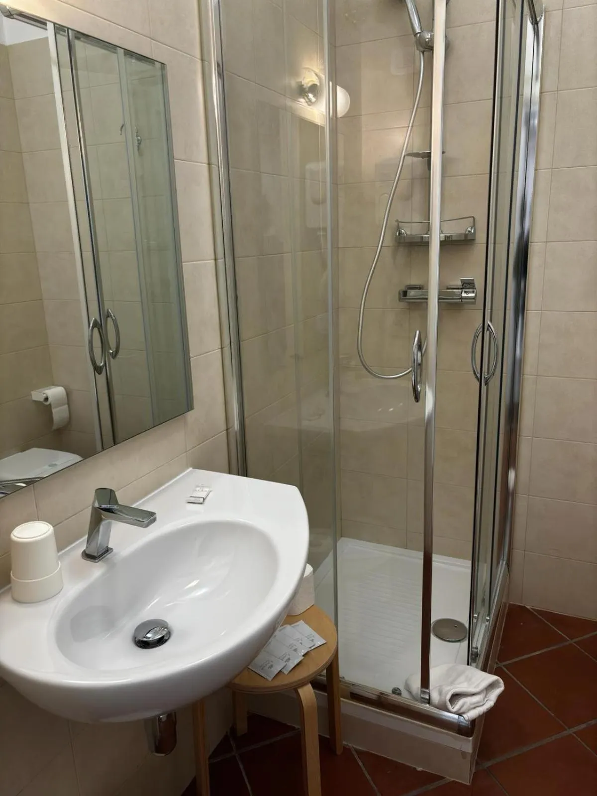 Shower in La Nuova Dimora B&B