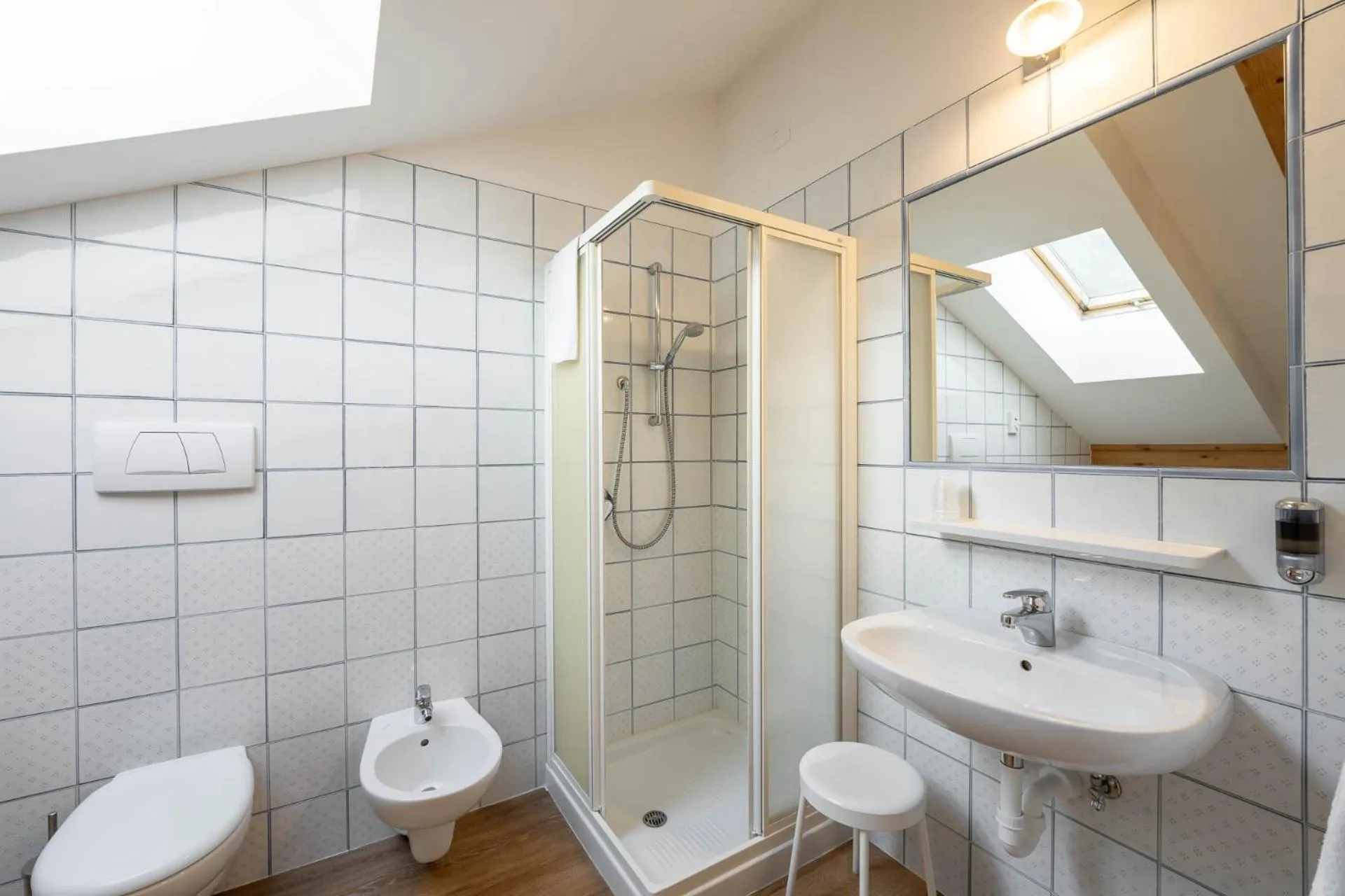 Shower in Villa Adria B&B