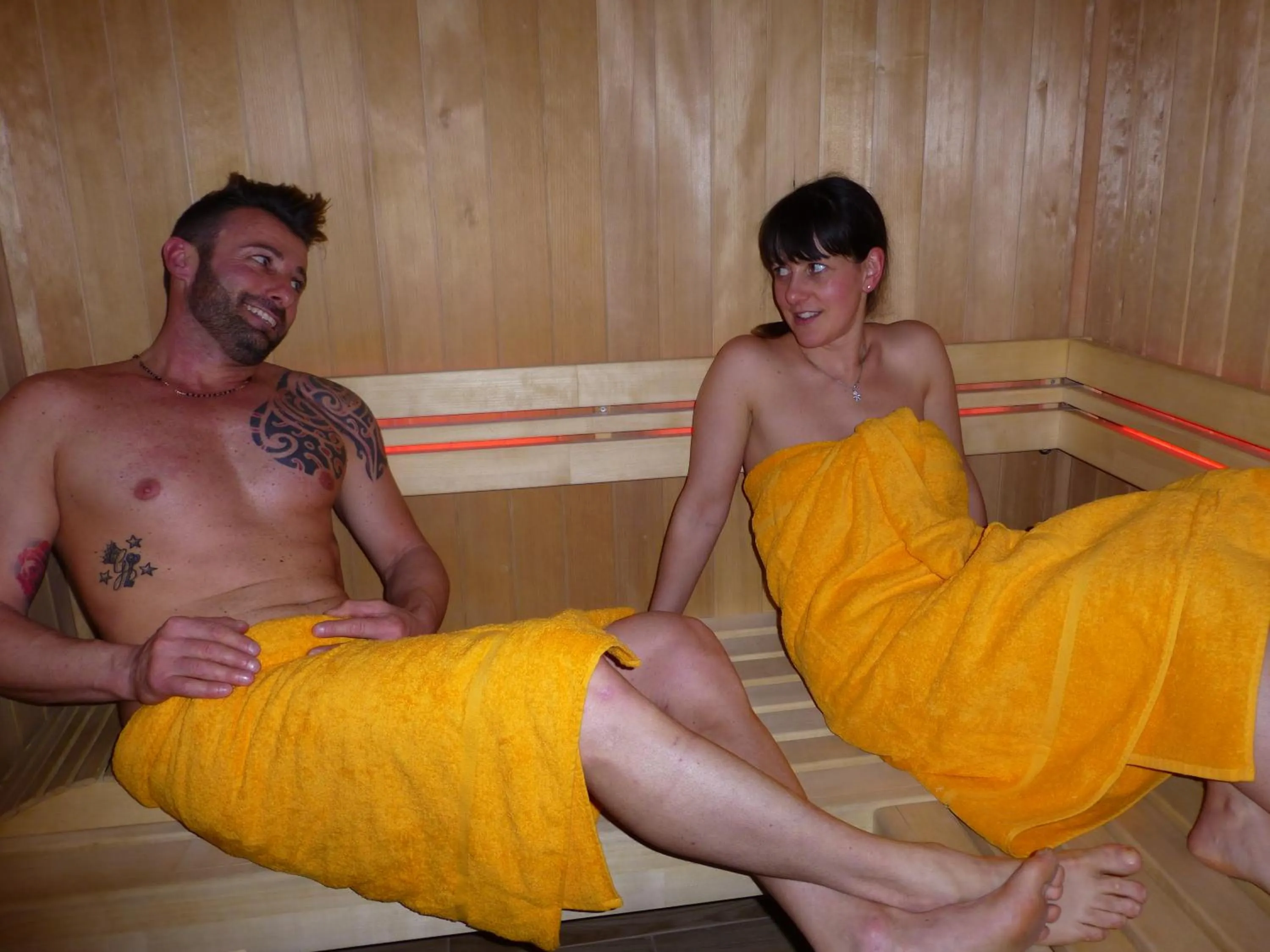 Sauna in Villa Adria B&B