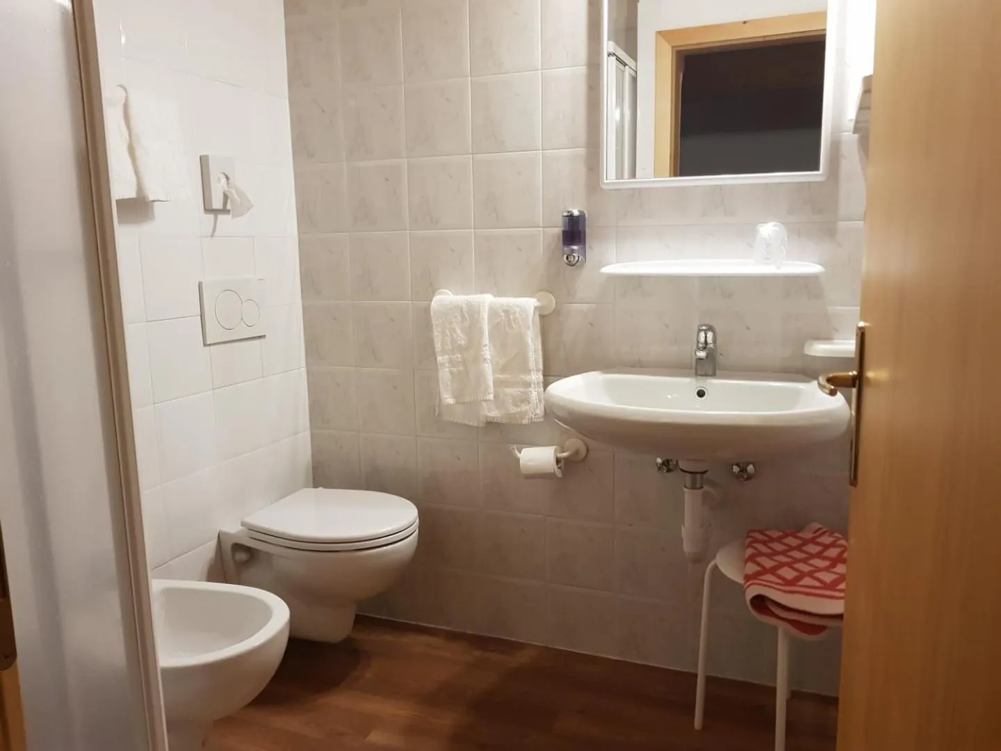 Toilet in Villa Adria B&B