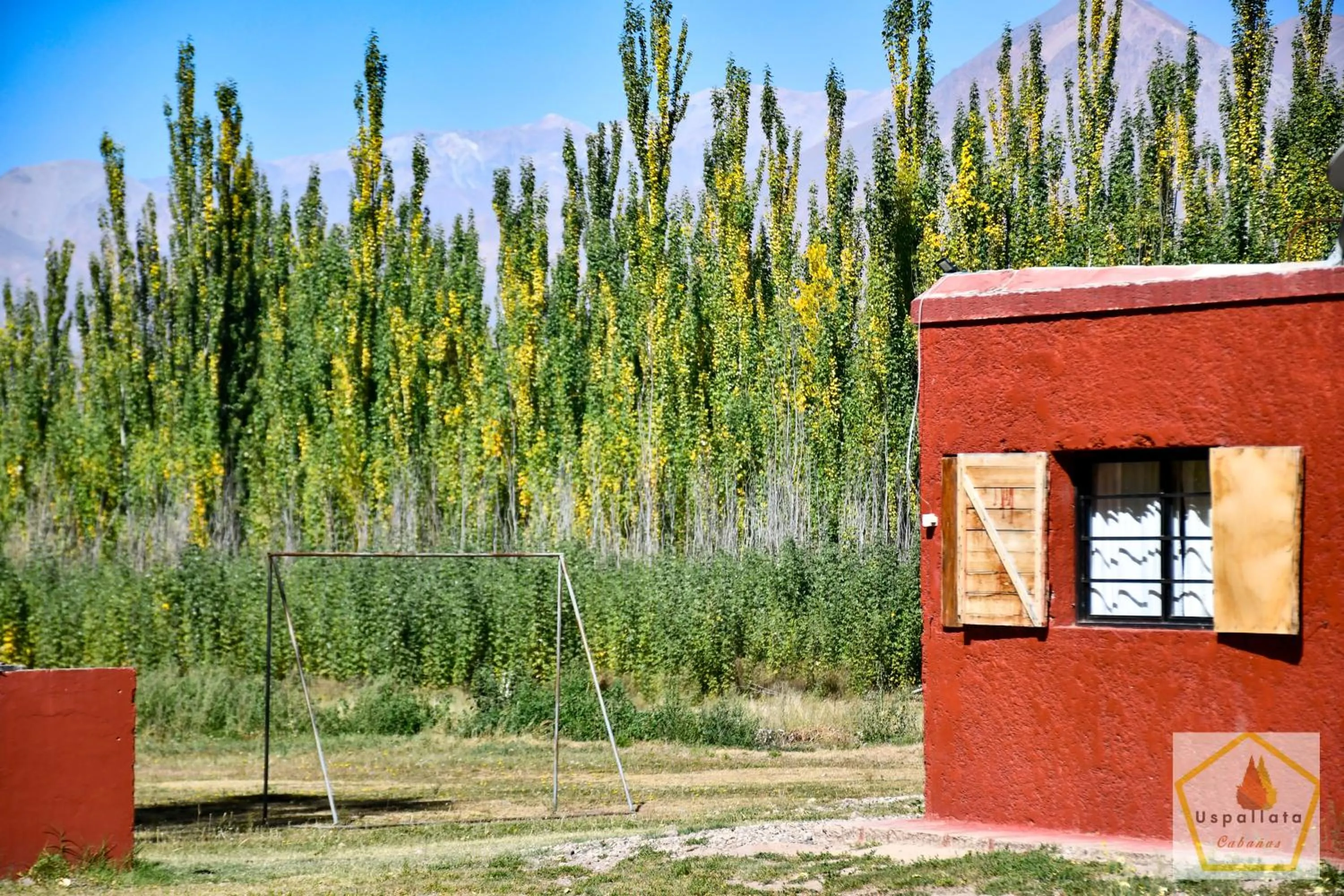 Natural landscape in Cabañas Uspallata