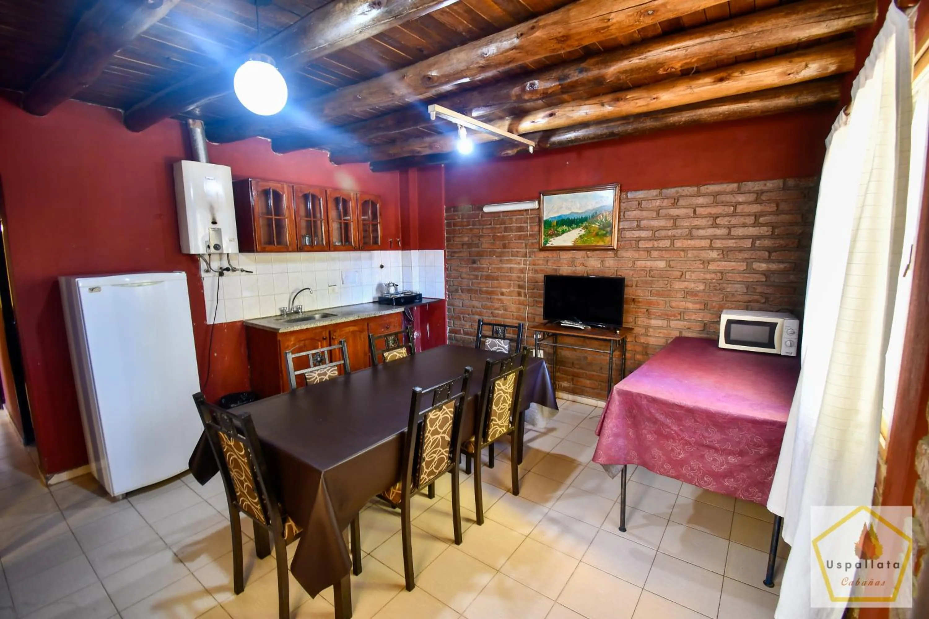 Kitchen or kitchenette in Cabañas Uspallata