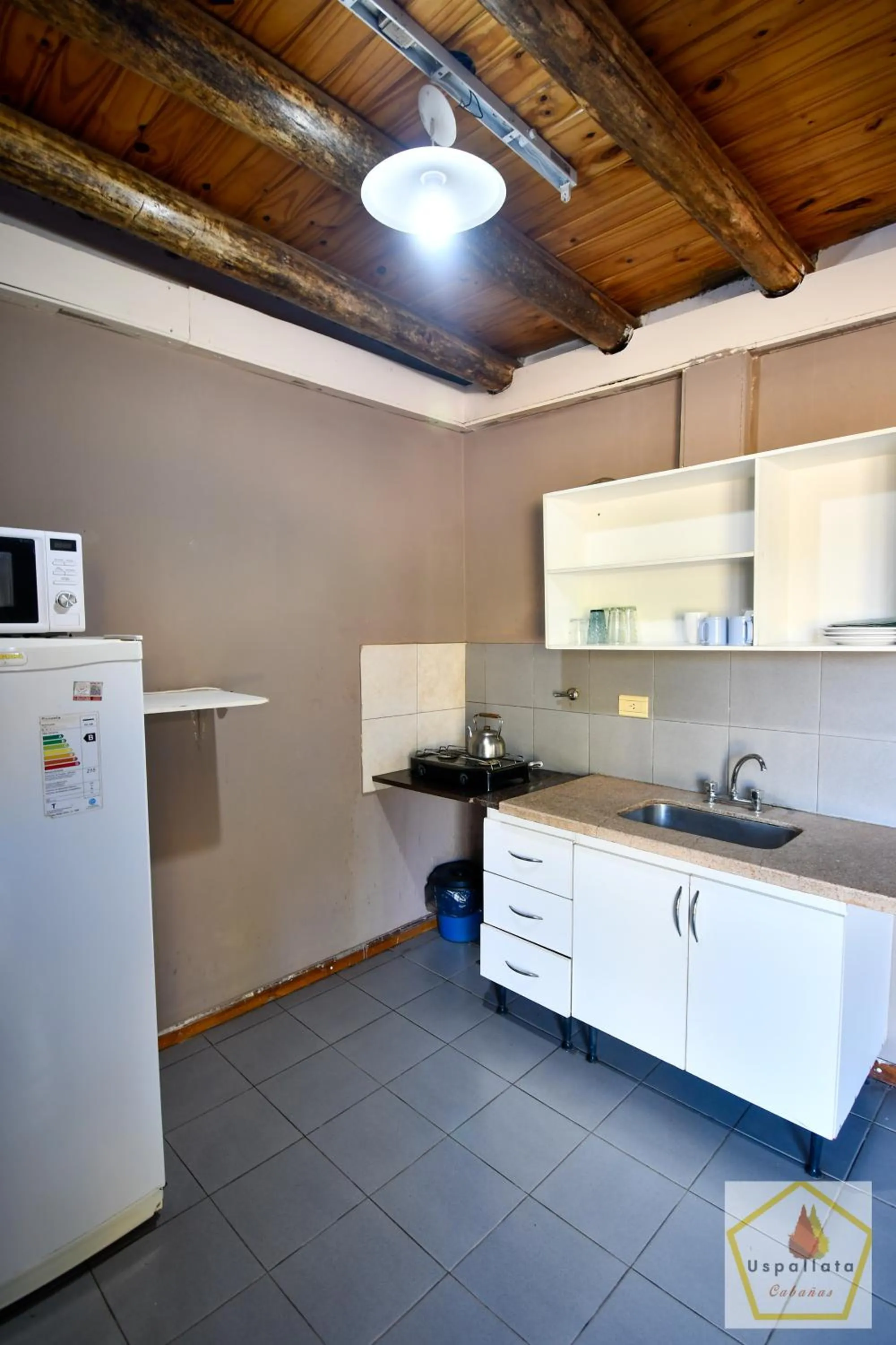 Kitchen or kitchenette in Cabañas Uspallata