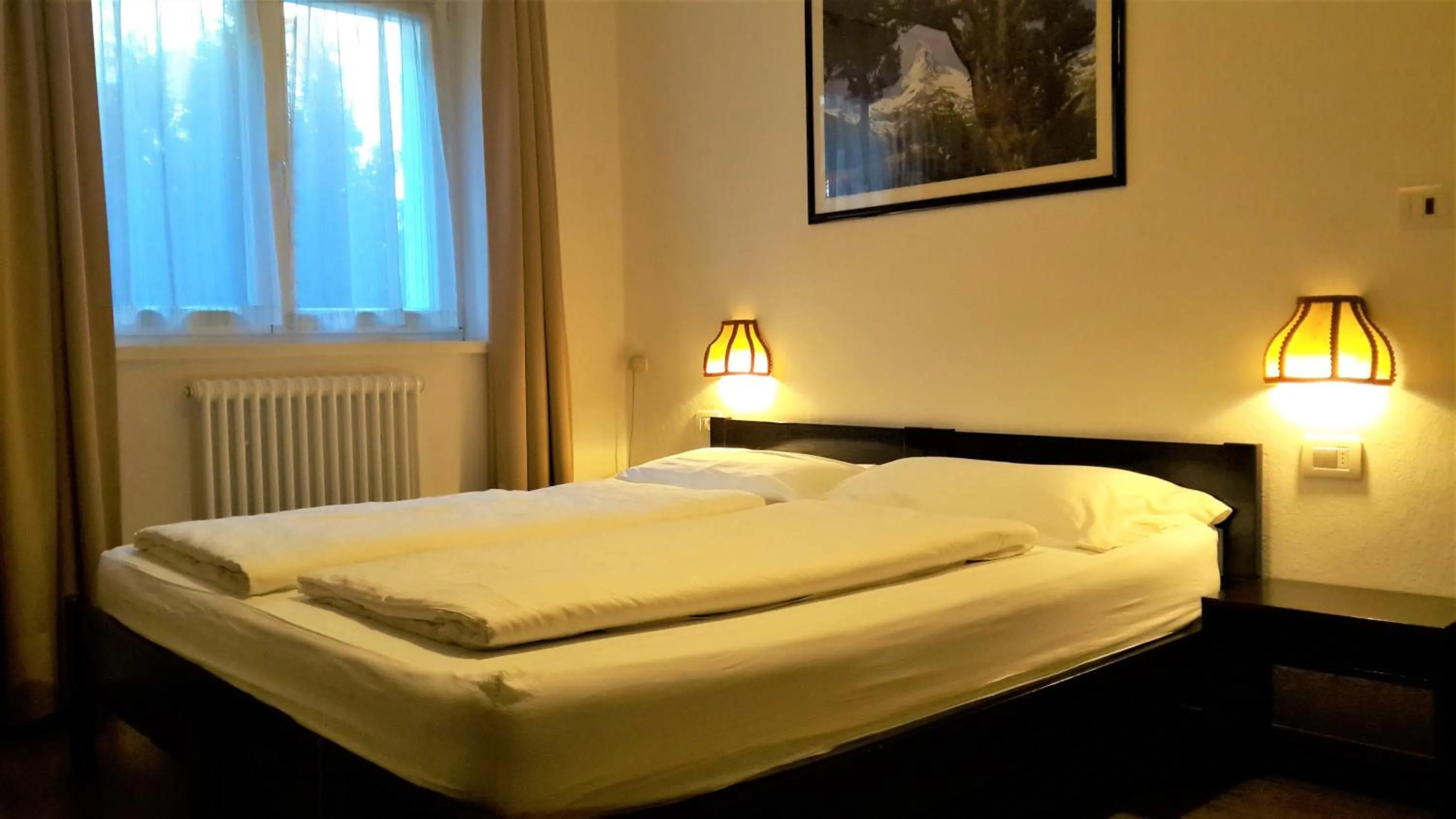 Photo of the whole room, Bed in Hotel Regina Delle Dolomiti
