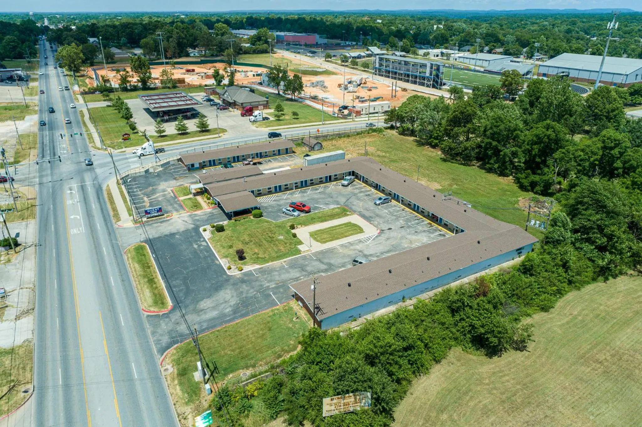 Bird's eye view in Guest Inn Rogers