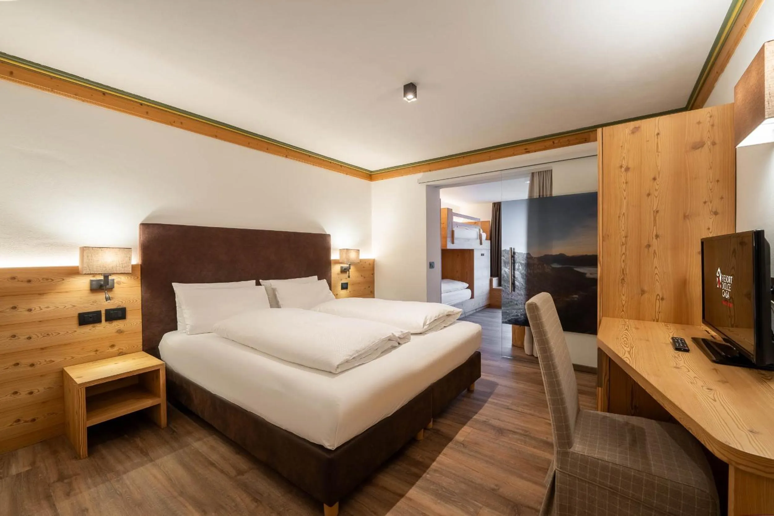 Bedroom, Bed in Resort Dolce Casa - Family & Spa Hotel