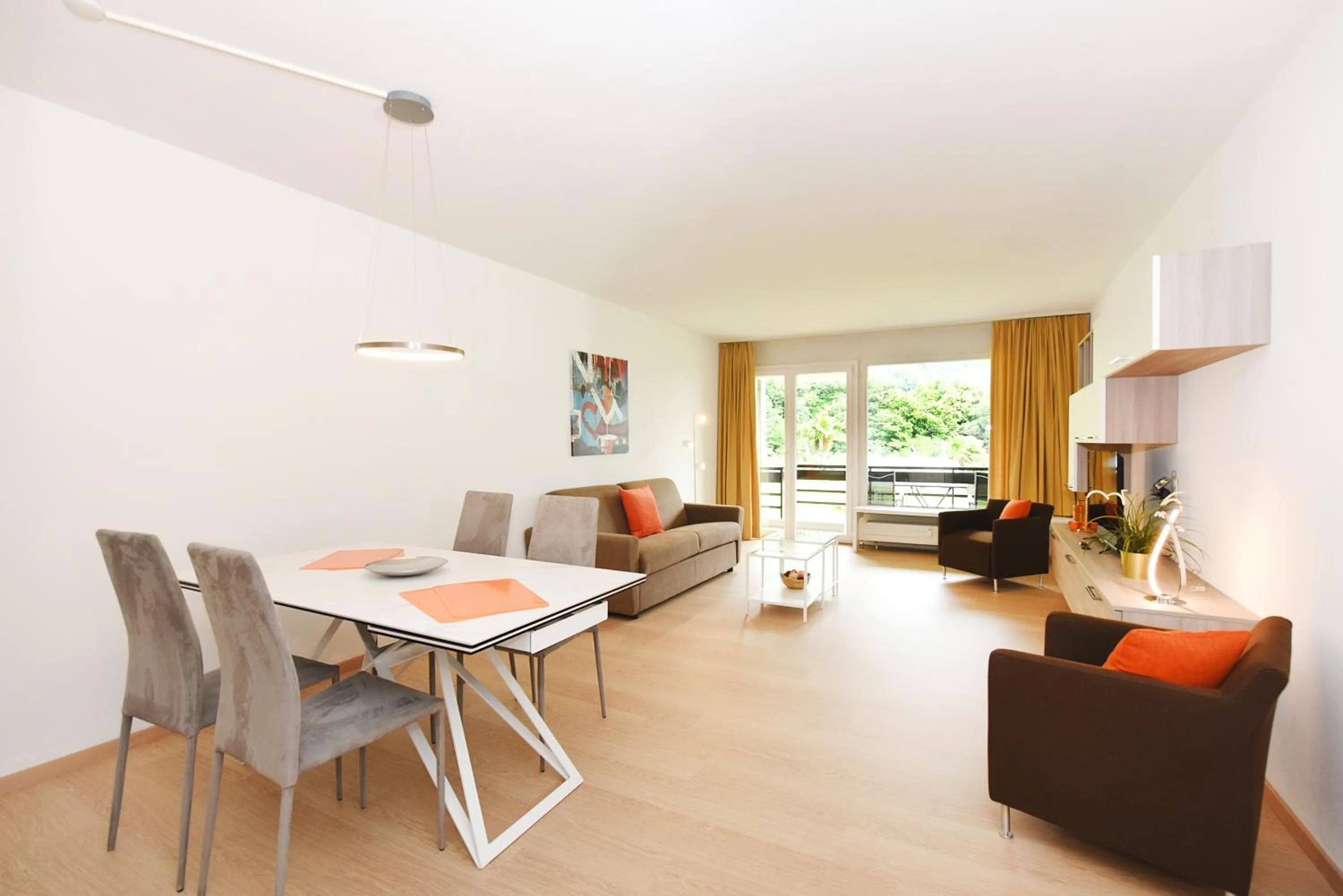 Living room in Centro Cadro Panoramica