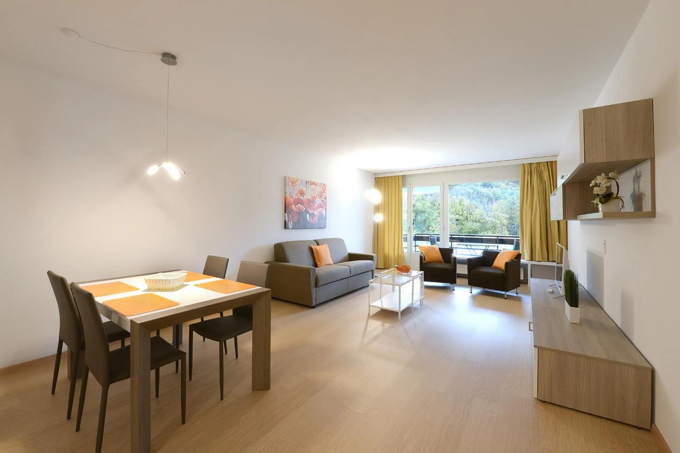 Living room in Centro Cadro Panoramica