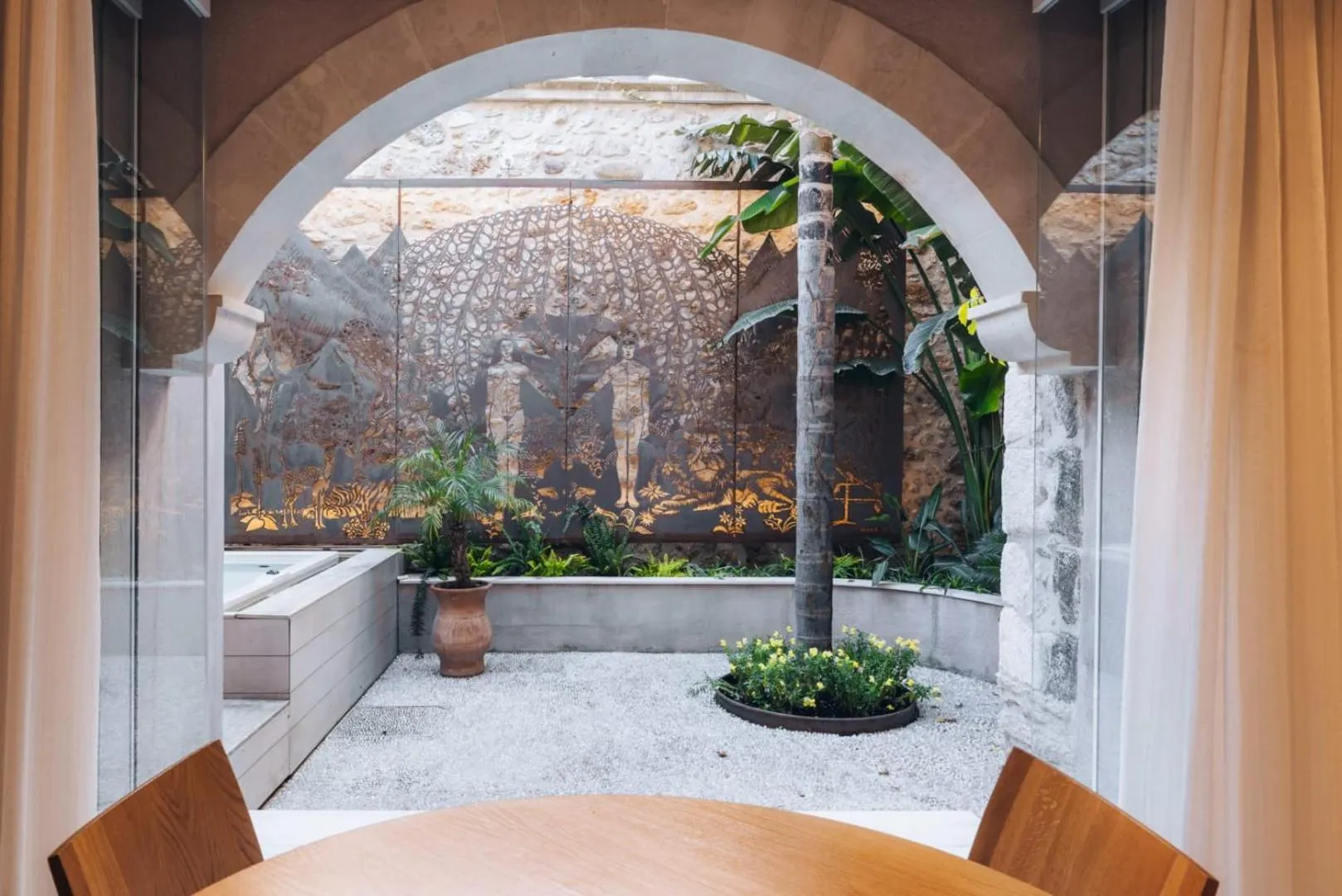 Patio in Rimondi Boutique Hotel - Small Luxury Hotels of the World