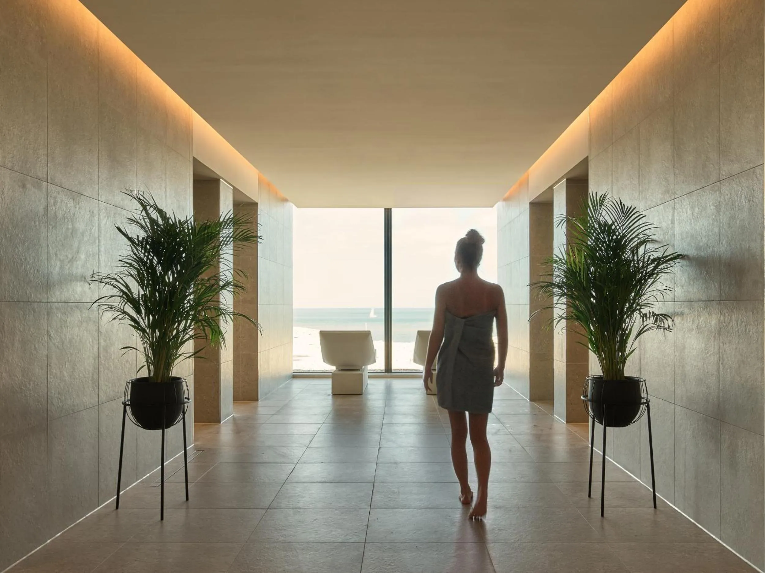 Sauna in Hotel de Blanke Top