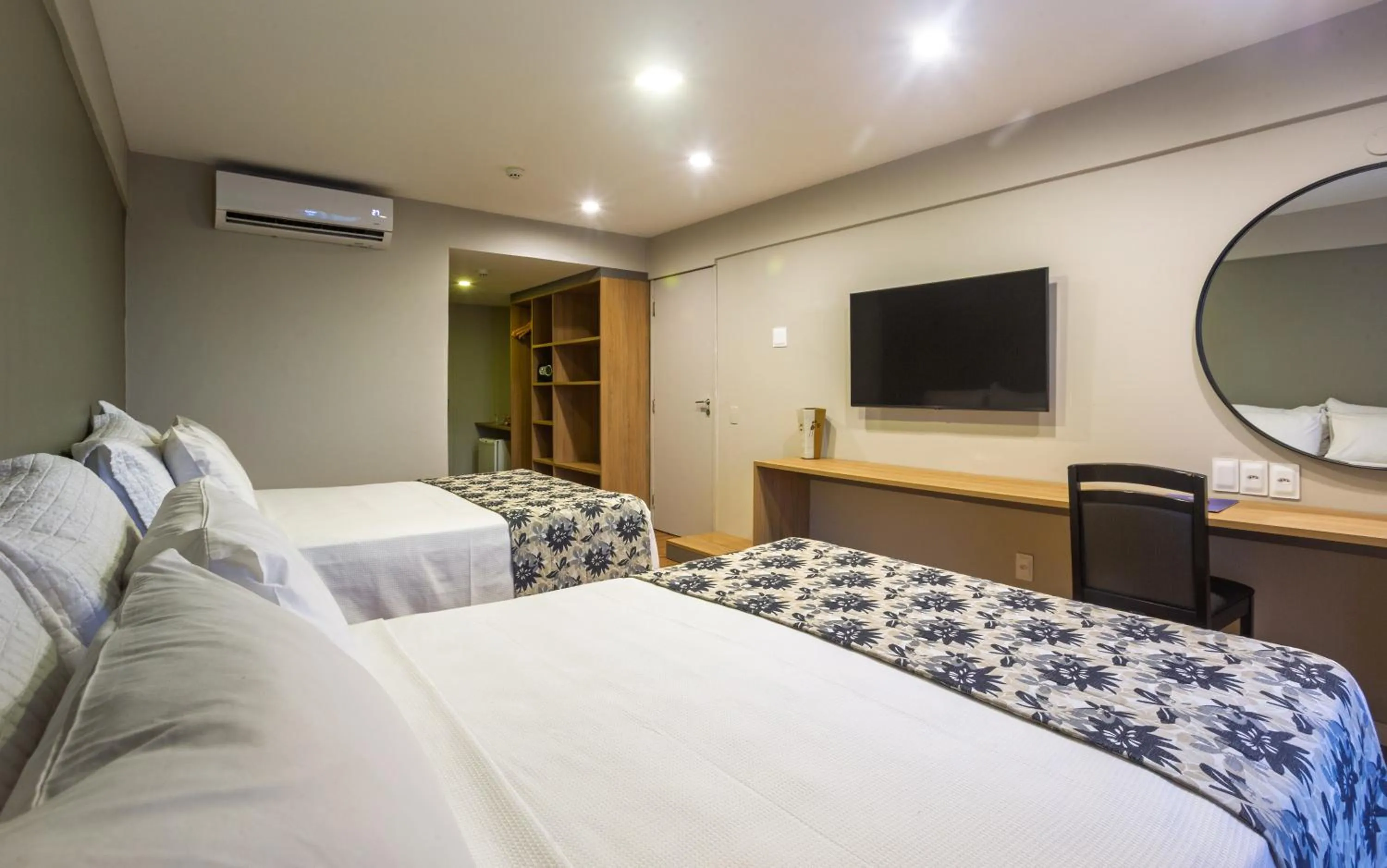 Bed in Blue Tree Towers Rio Poty