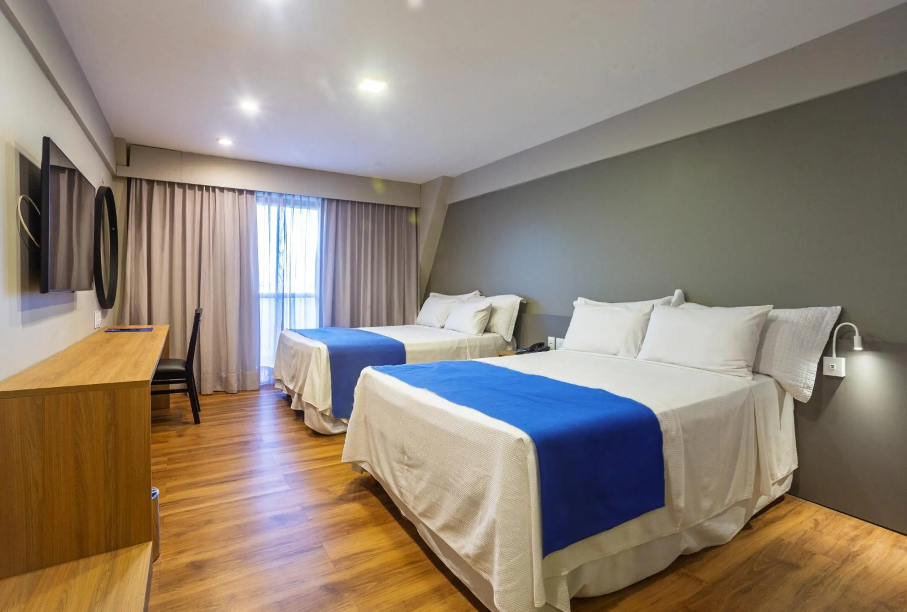 Bed in Blue Tree Towers Rio Poty