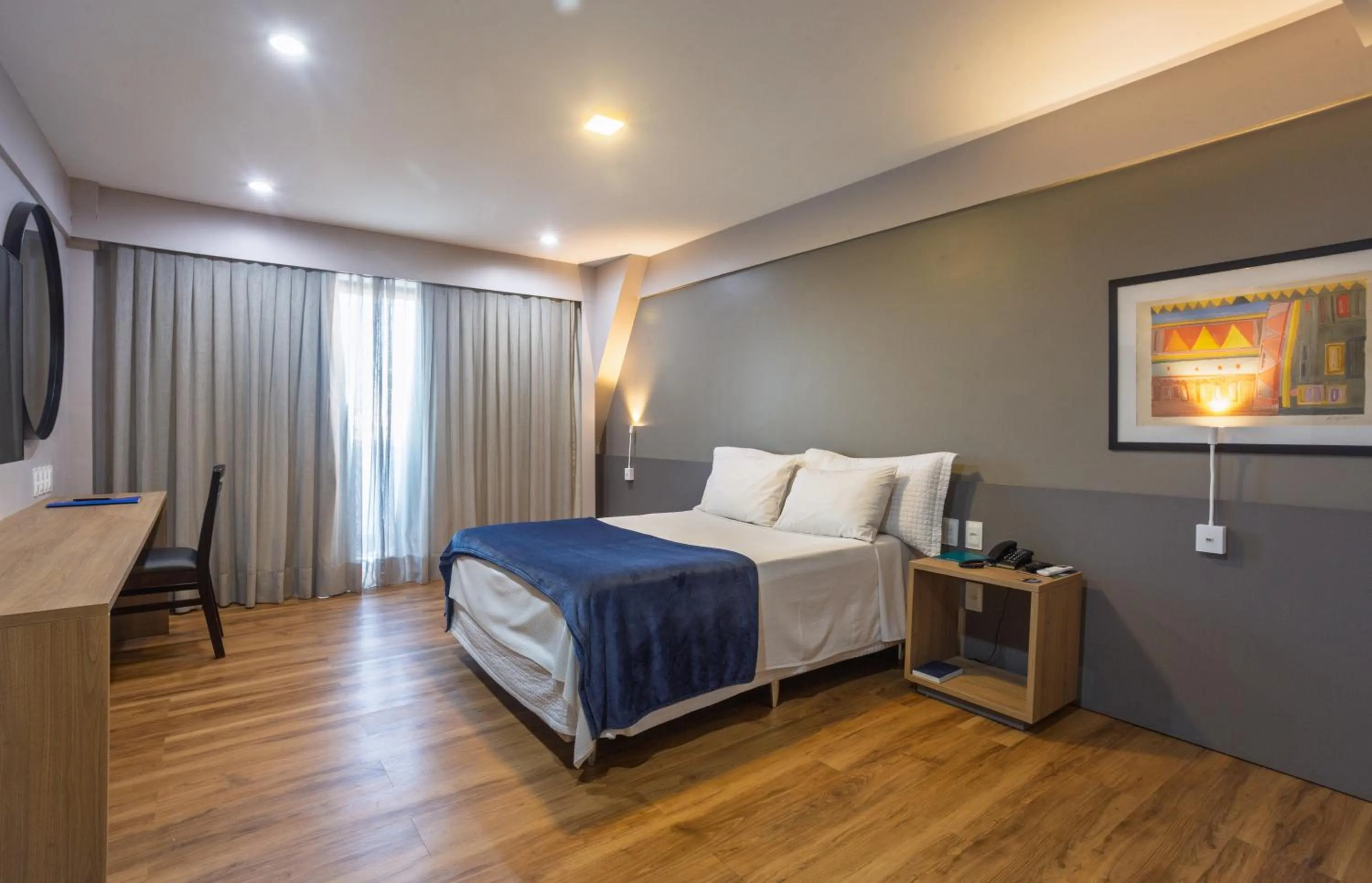 Bed in Blue Tree Towers Rio Poty