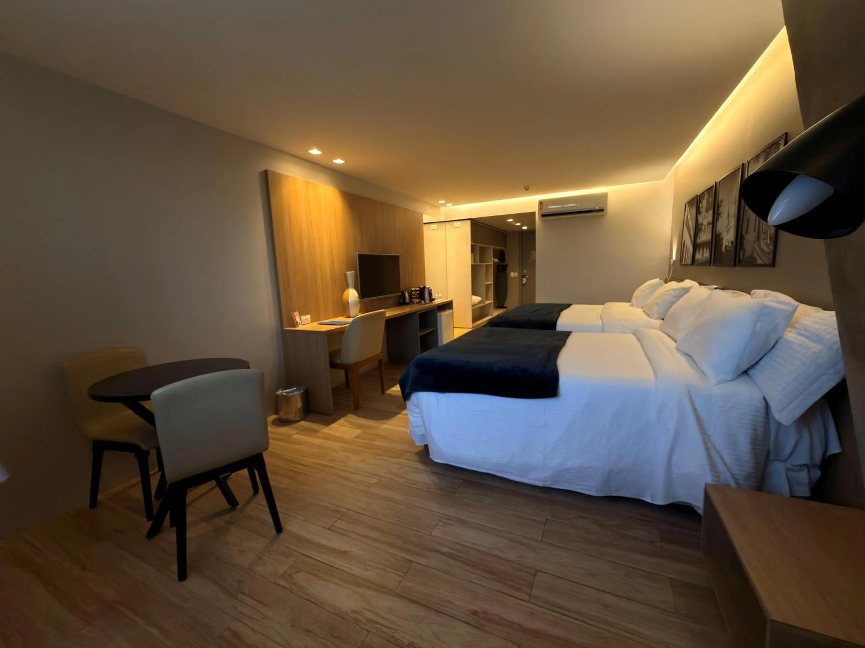 Bed in Blue Tree Towers Rio Poty