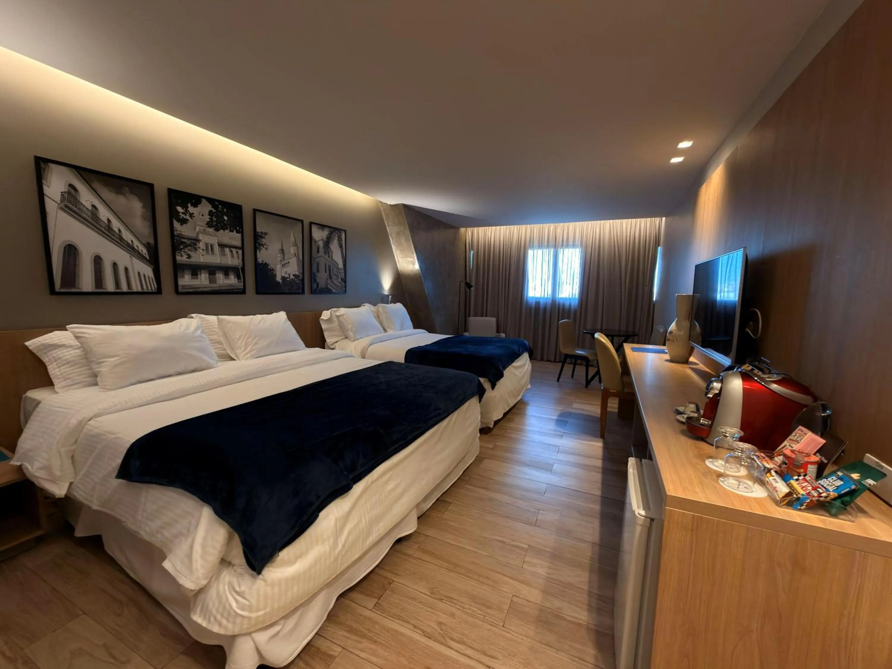 Bed in Blue Tree Towers Rio Poty