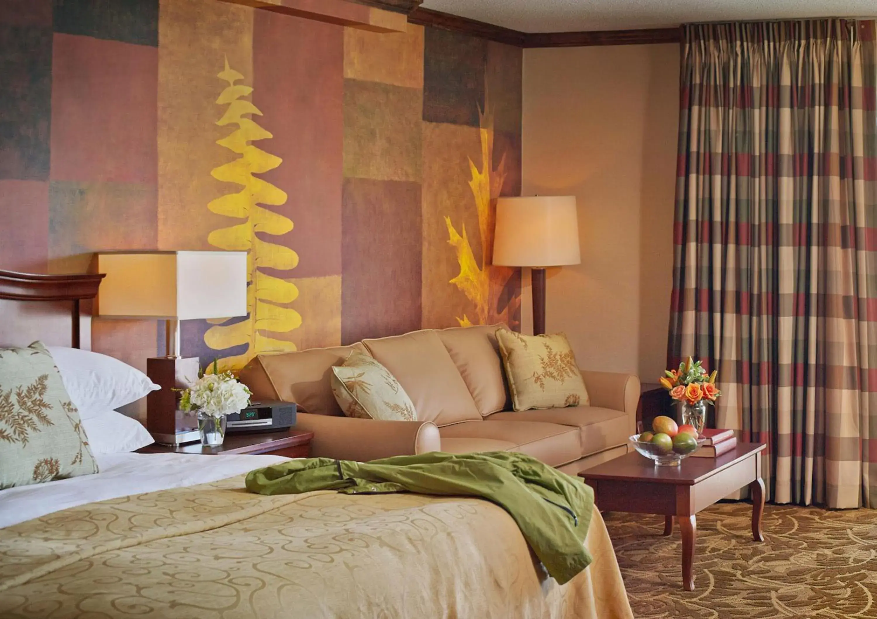 Bed in High Peaks Resort Bed in High Peaks Resort