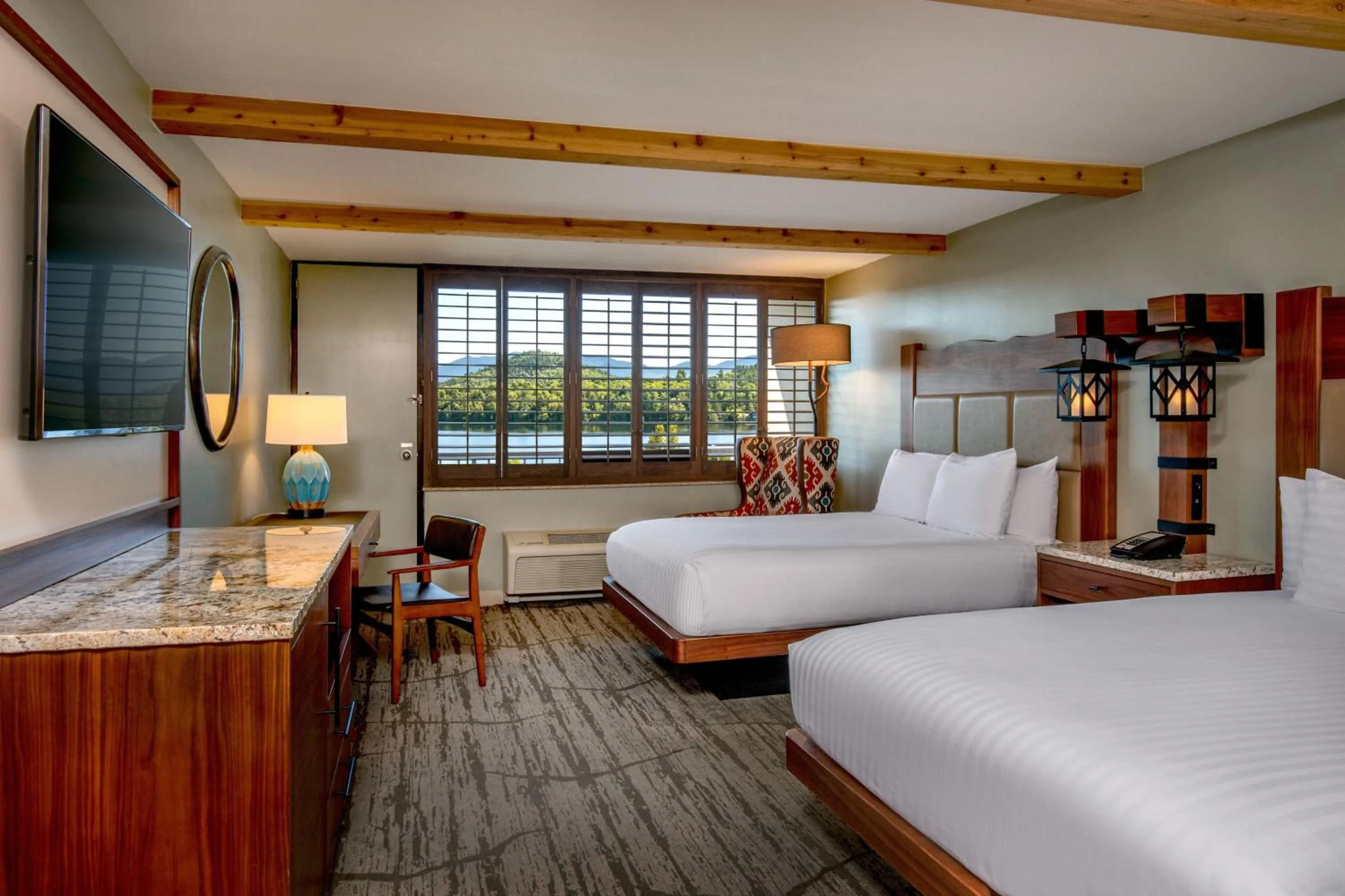 Bed in High Peaks Resort