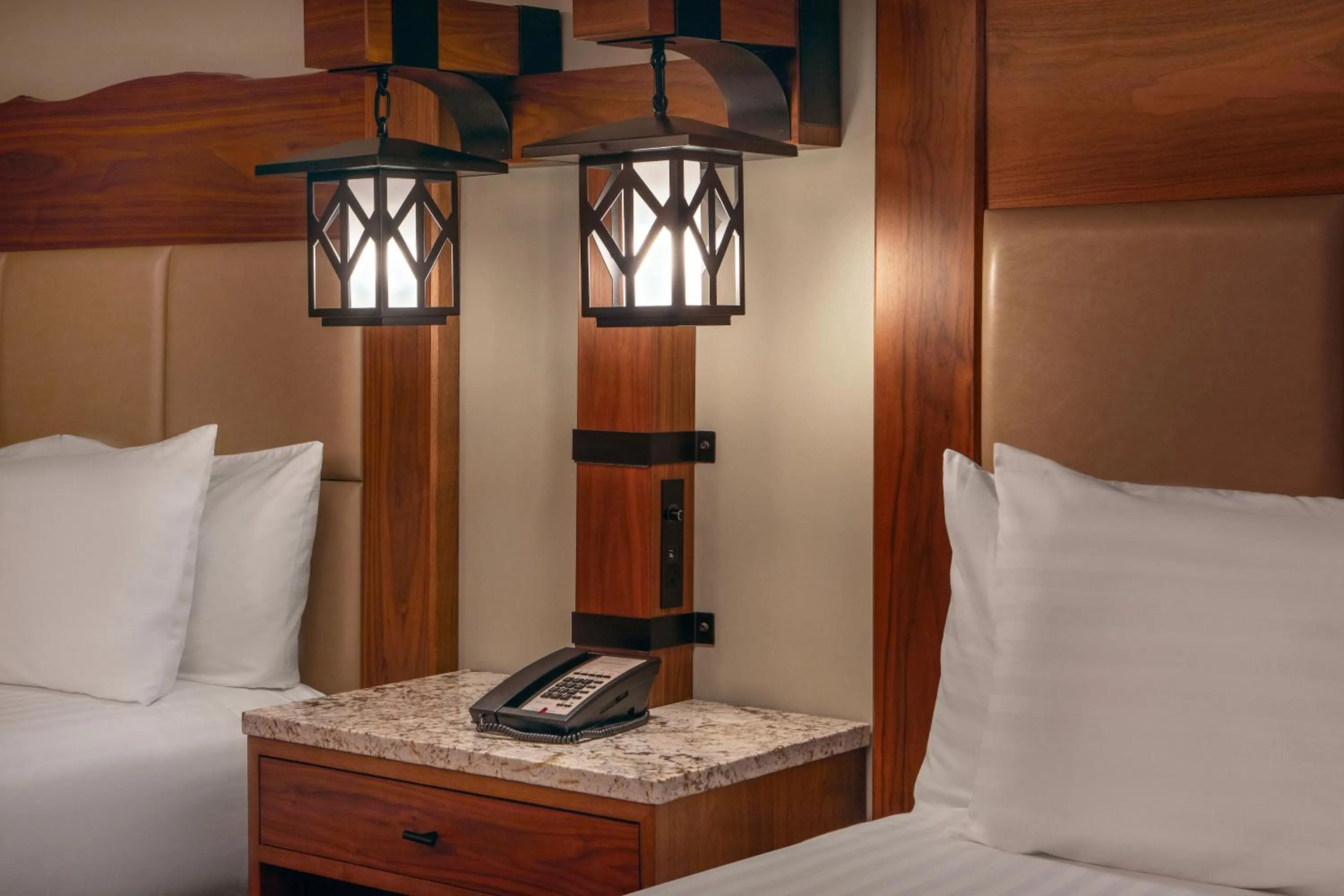 Bed in High Peaks Resort