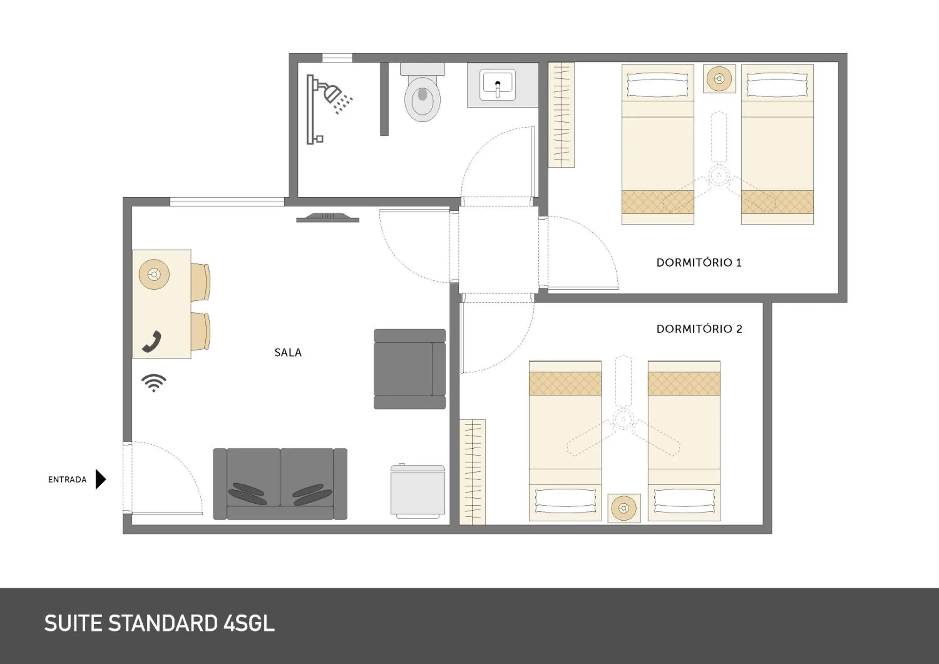 Suite Standard 4 Single in Hotel Rojas All Suite Suite Standard 4 Single in Hotel Rojas All Suite
