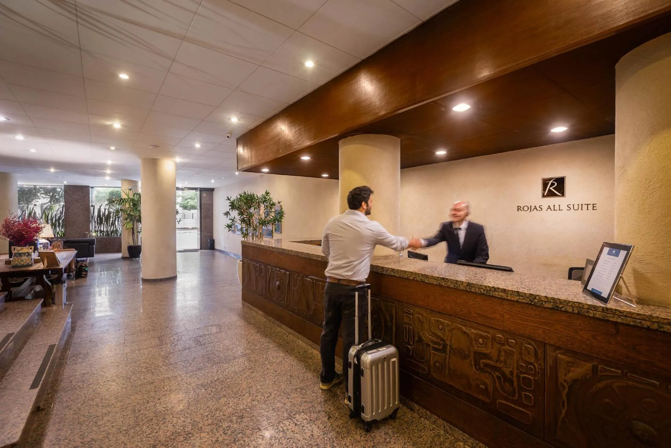 Lobby or reception in Hotel Rojas All Suite