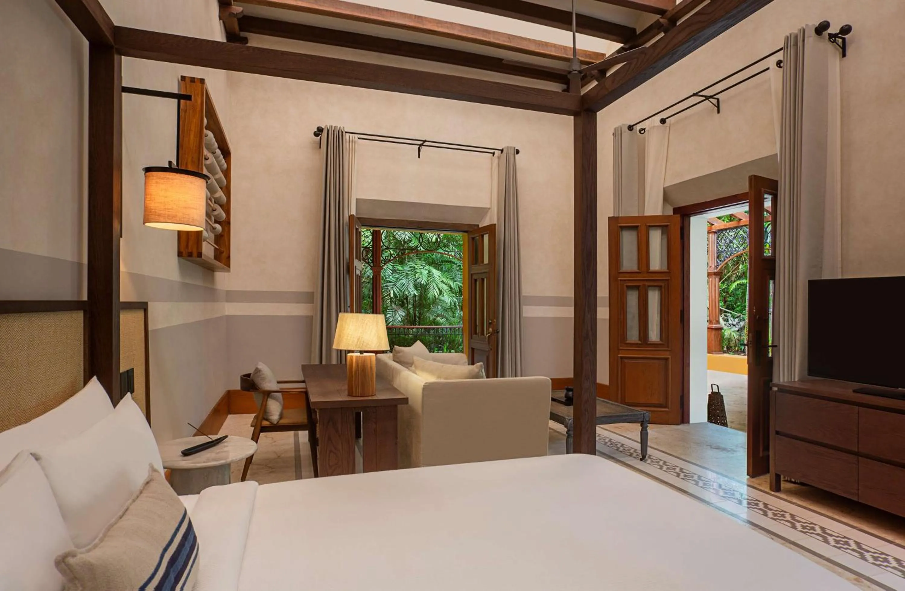 Bedroom, Bed in Hacienda Xcanatun, Angsana Heritage Collection