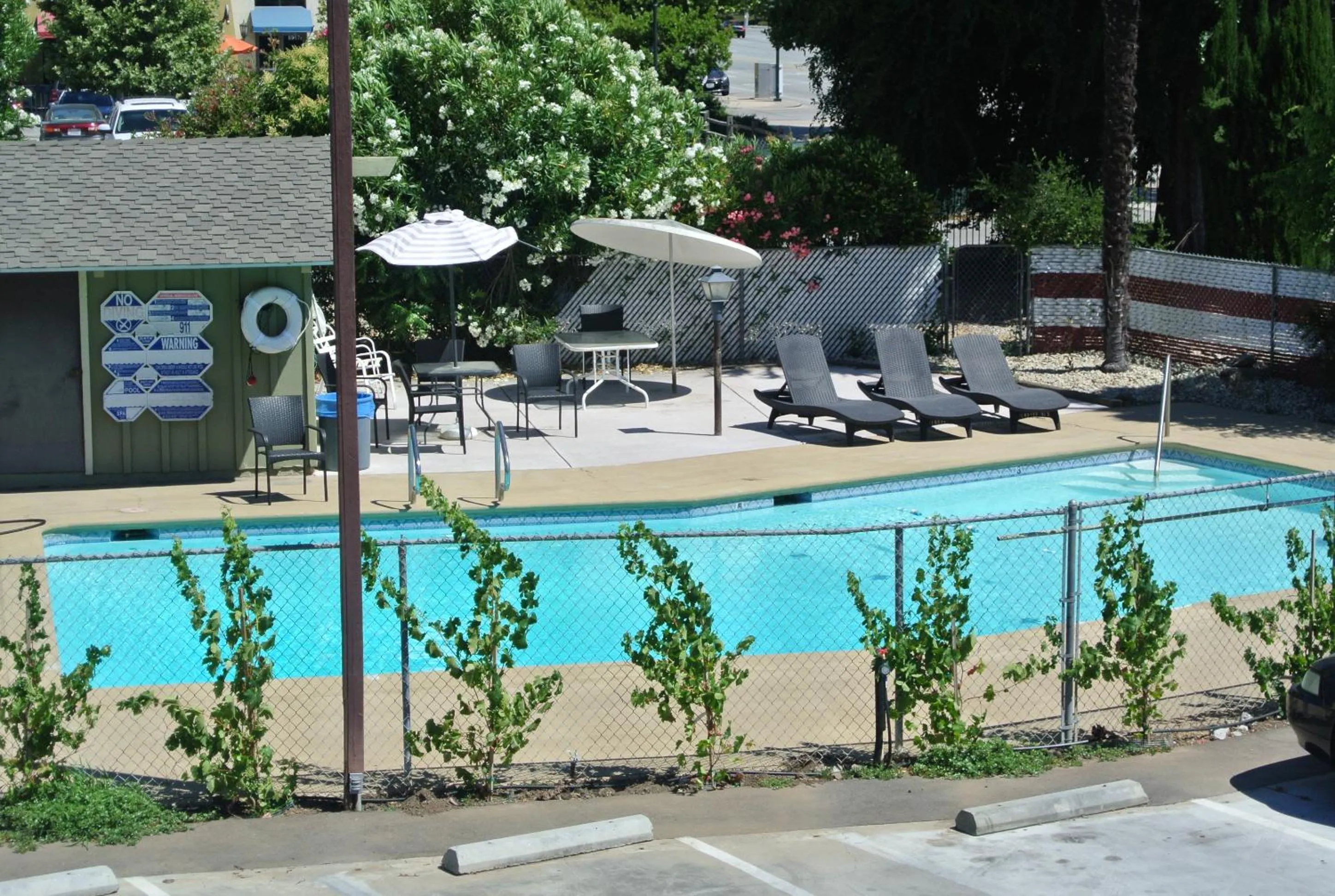 Swimming pool in Vino Inn & Suites