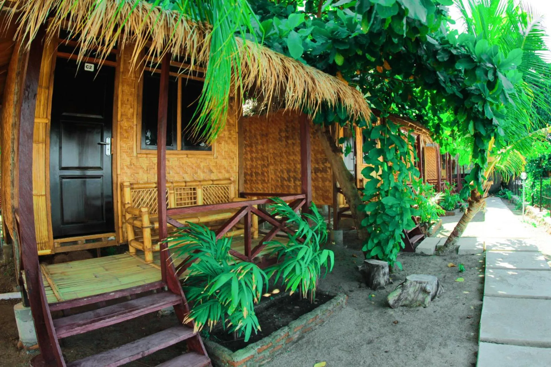 Balcony/Terrace in FX72 Beach Resort Maumere