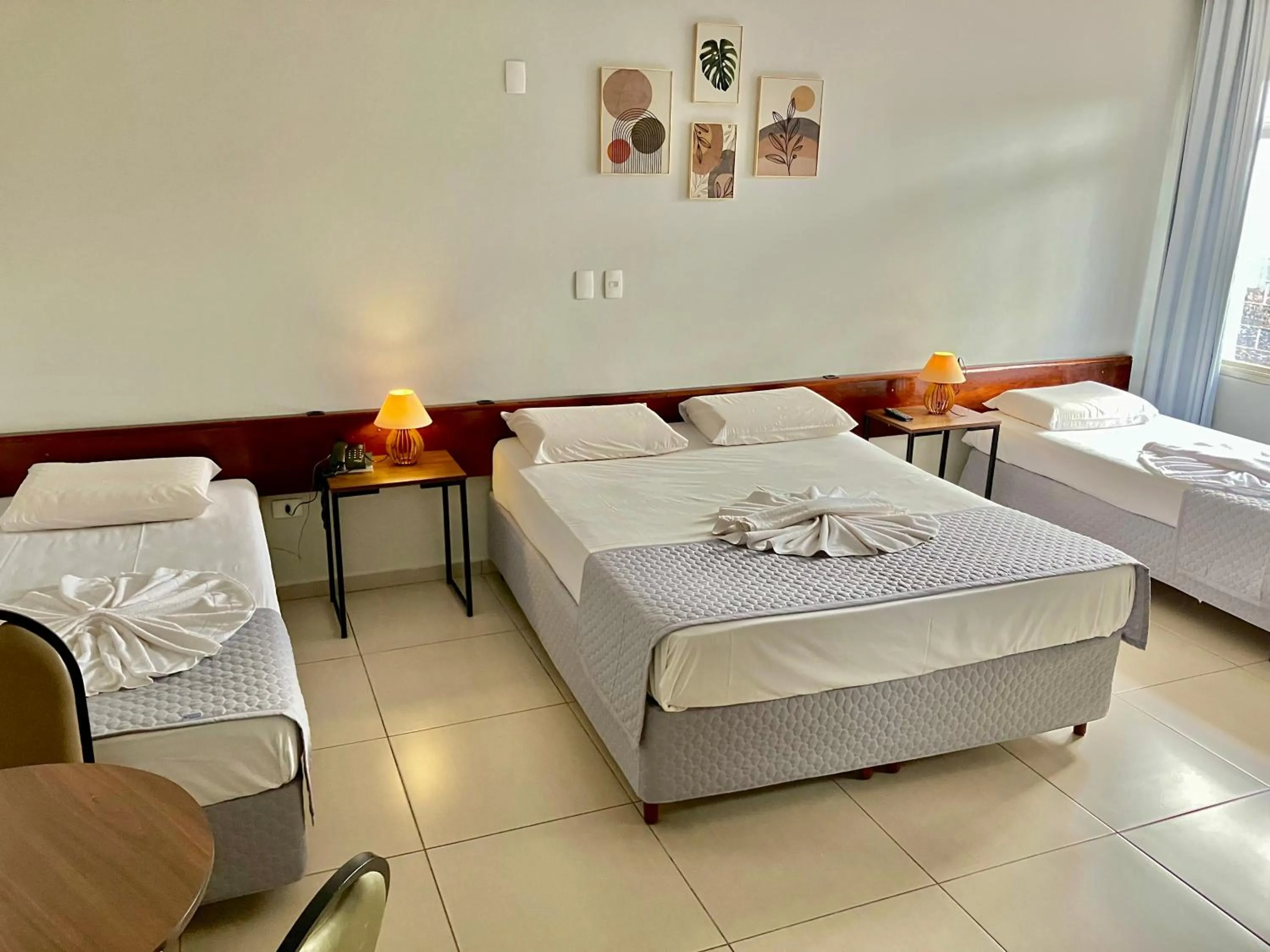 Bed in Hotel Monalisa