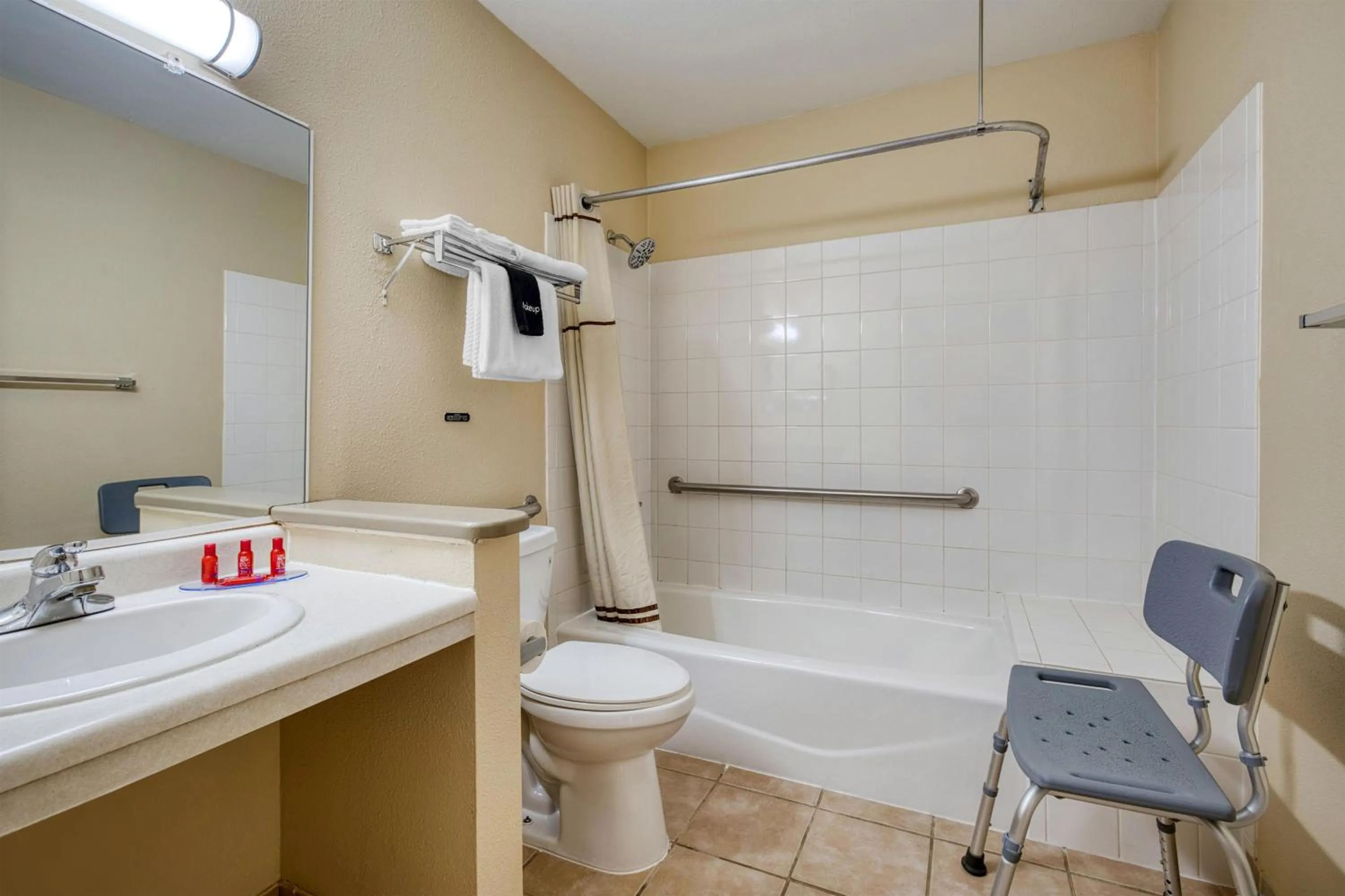 Bathroom in SureStay by Best Western Massena