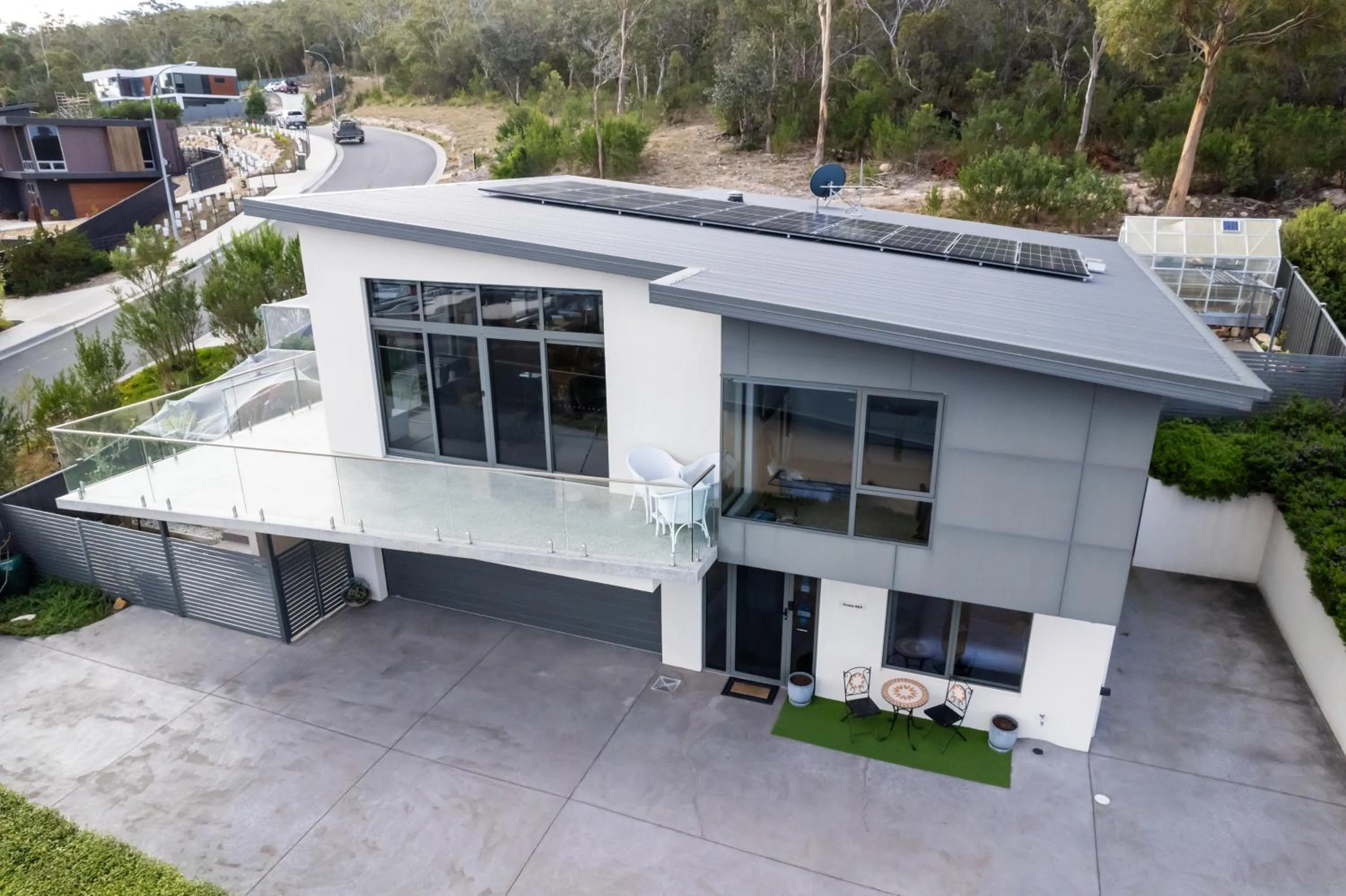 Bird's eye view in Oceana B&B