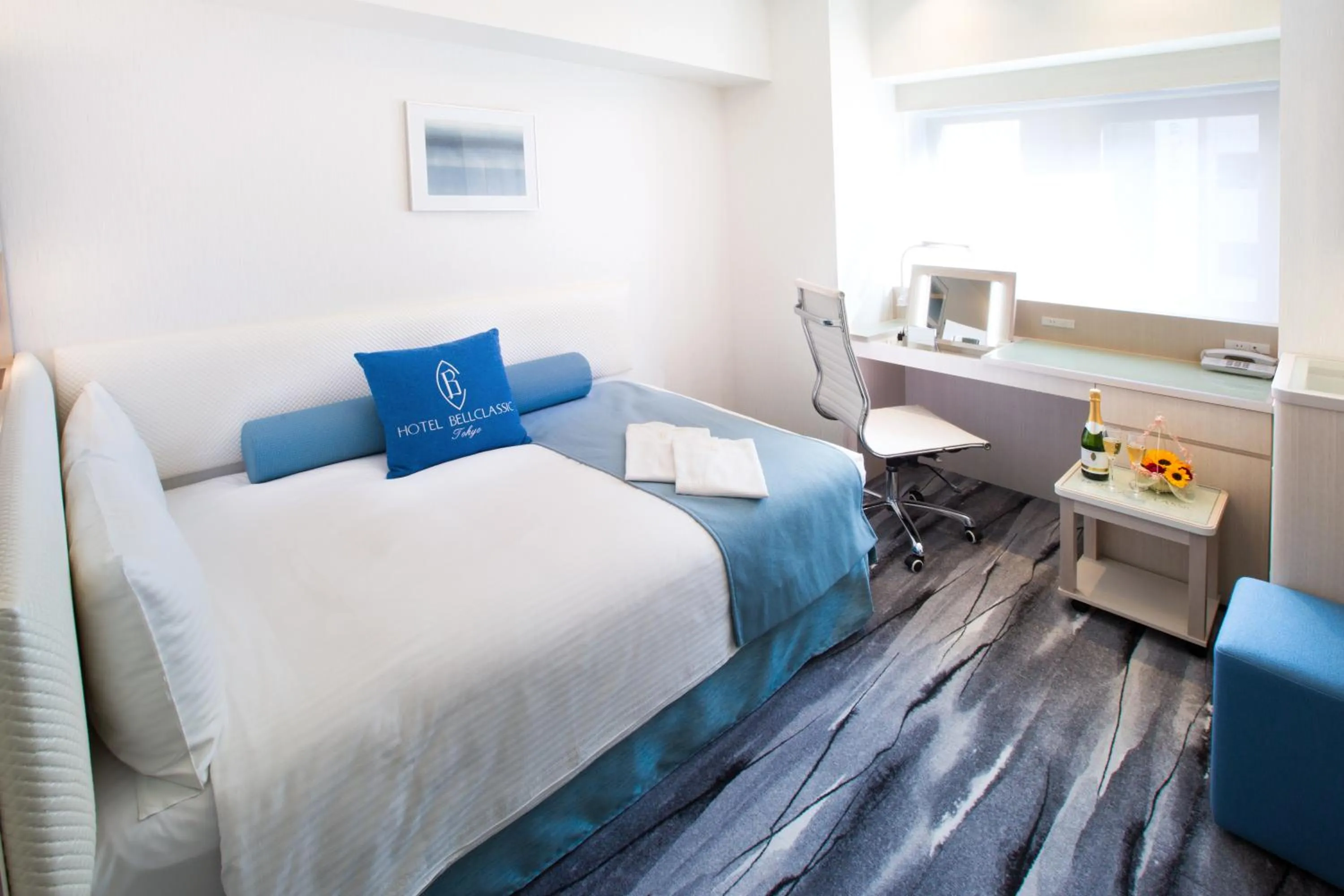 Bedroom, Bed in Hotel Bellclassic Tokyo