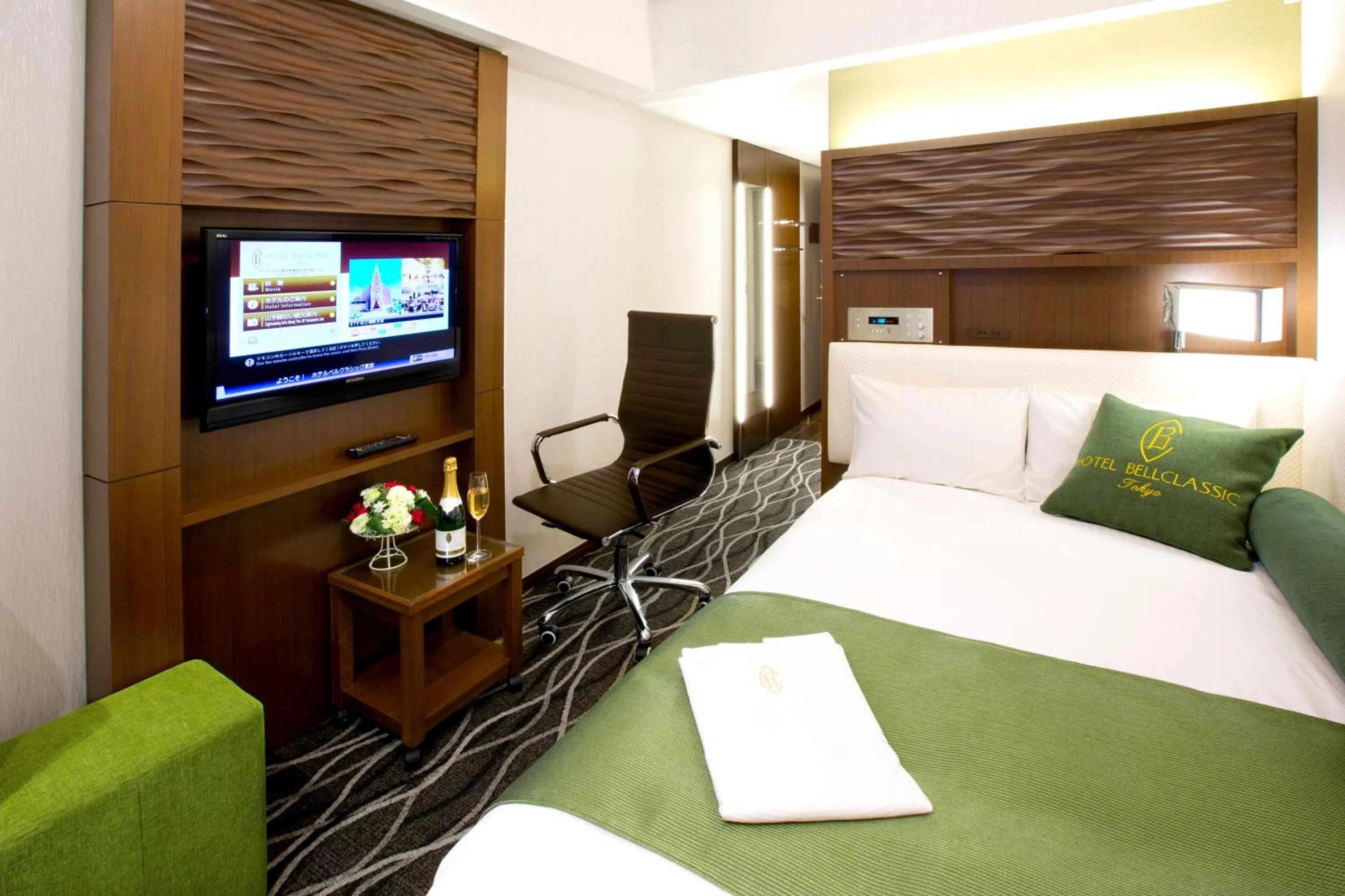 Bedroom, Bed in Hotel Bellclassic Tokyo