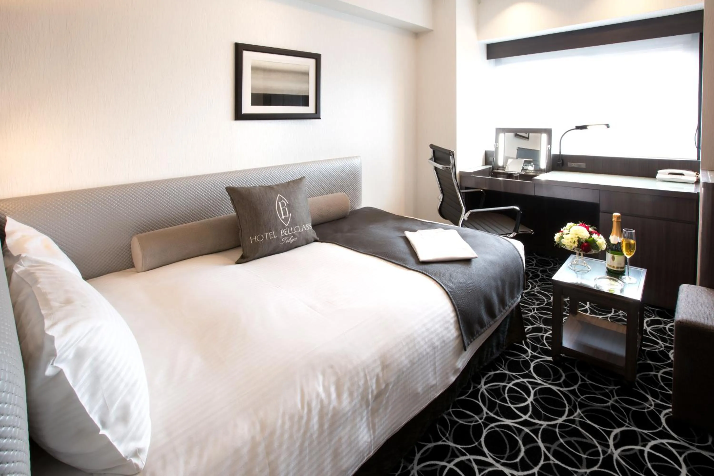 Bedroom, Bed in Hotel Bellclassic Tokyo