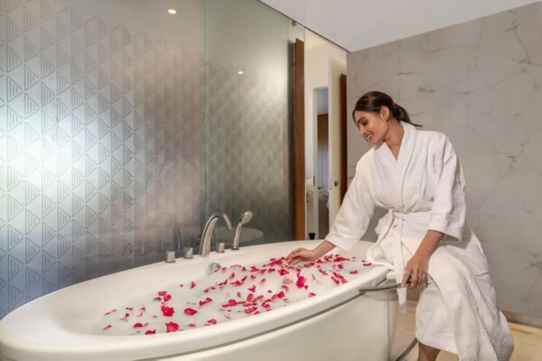 Bathroom in Welcomhotel by ITC Hotels, Ashram Road, Ahmedabad