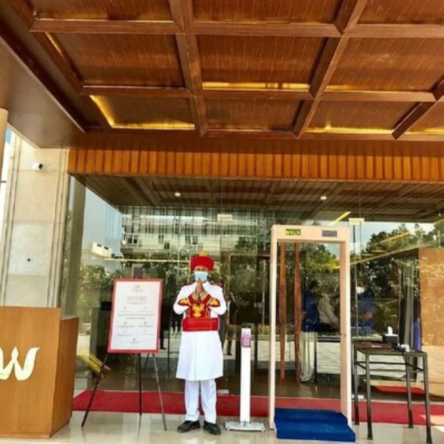 Facade/entrance in Welcomhotel by ITC Hotels, Ashram Road, Ahmedabad