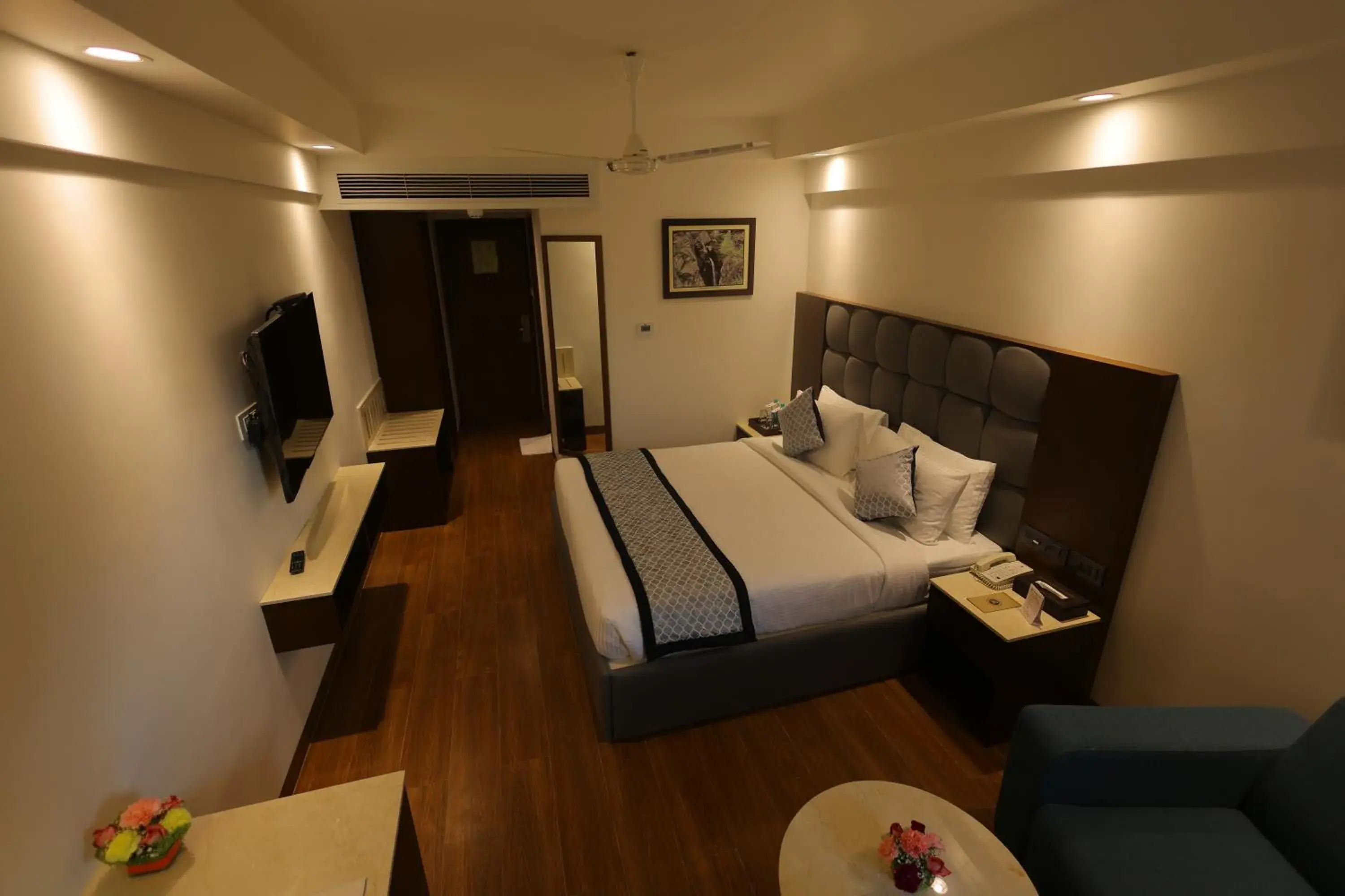 Bed in Ramee Guestline Tirupati Bed in Ramee Guestline Tirupati