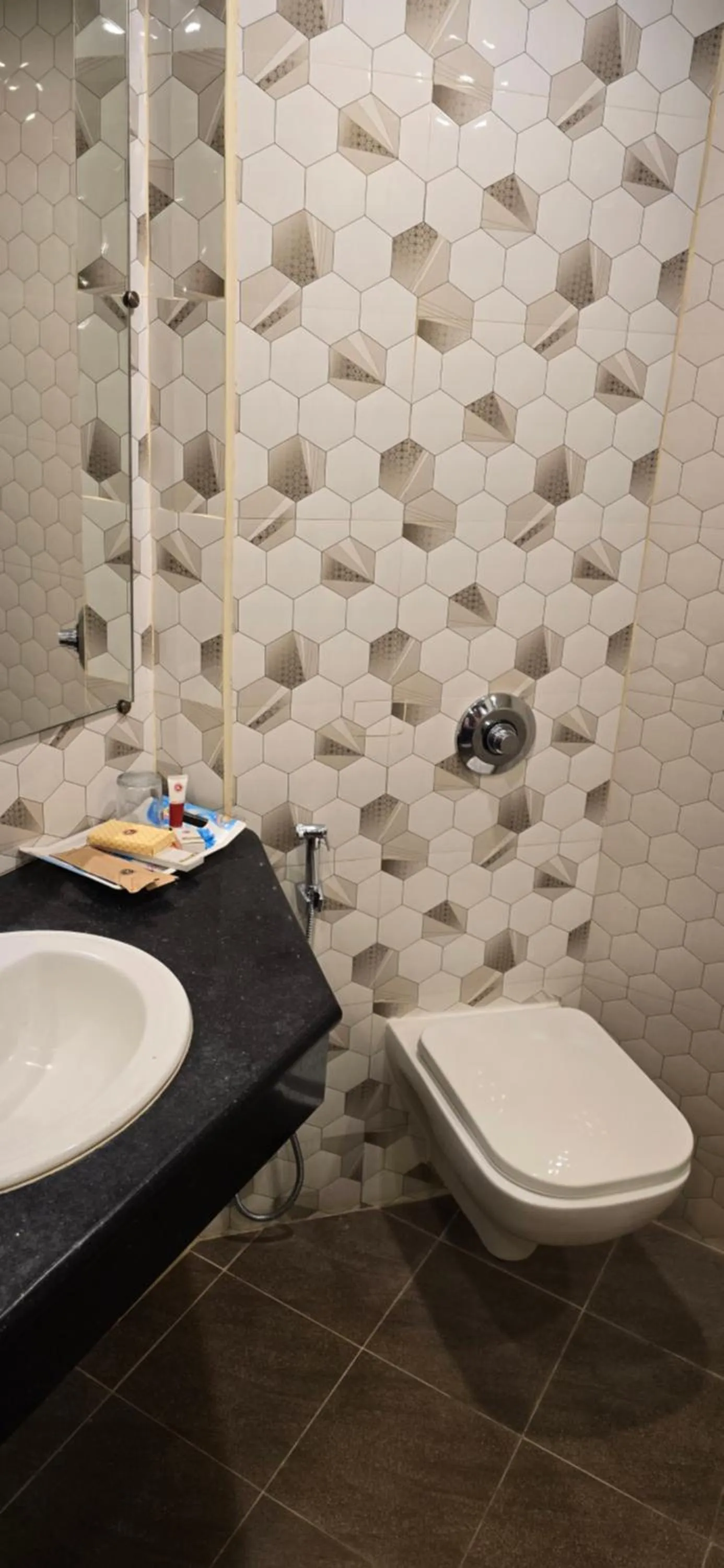 Bathroom in Ramee Guestline Tirupati