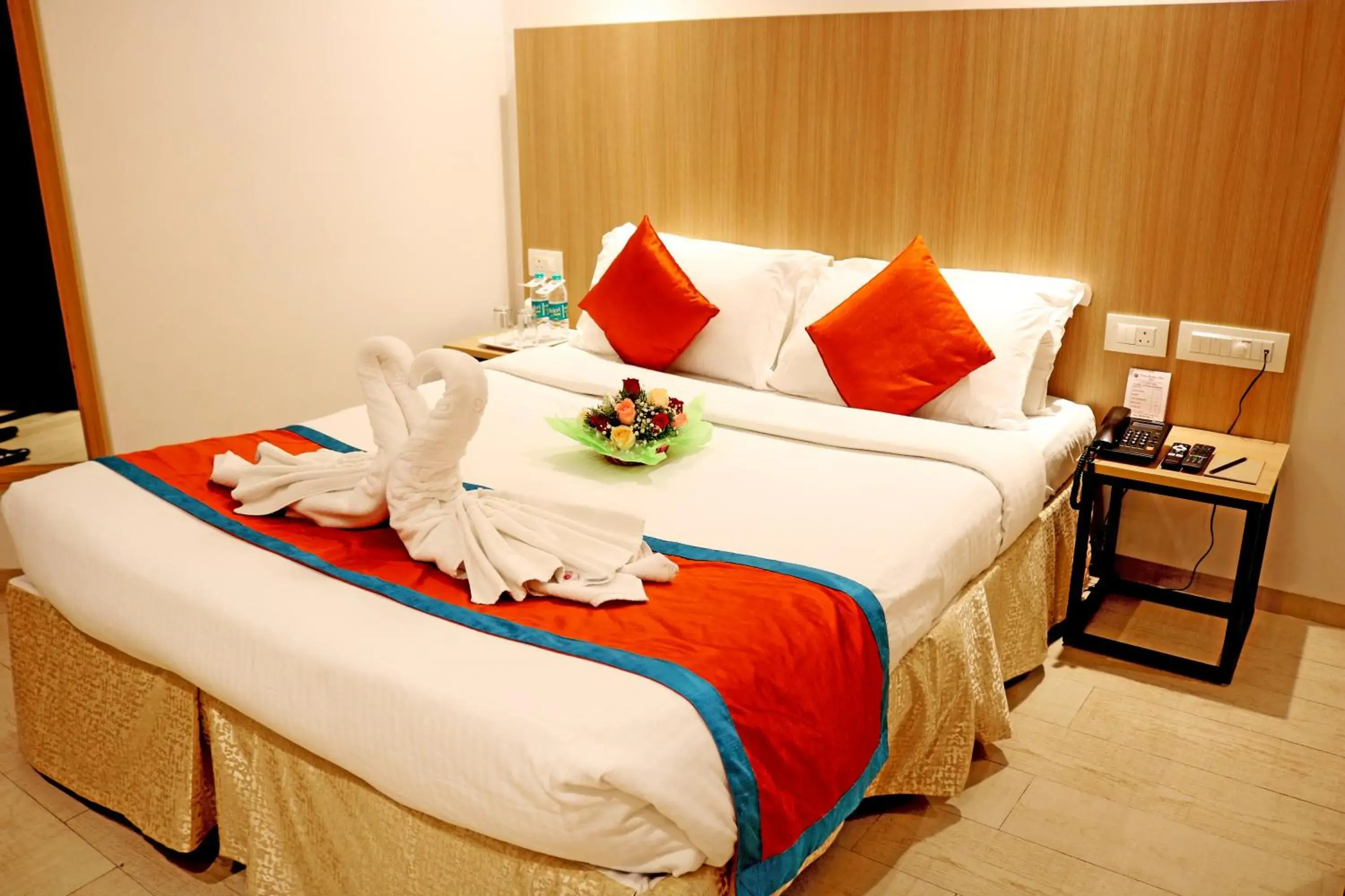 Bed in Ramee Guestline Tirupati Bed in Ramee Guestline Tirupati