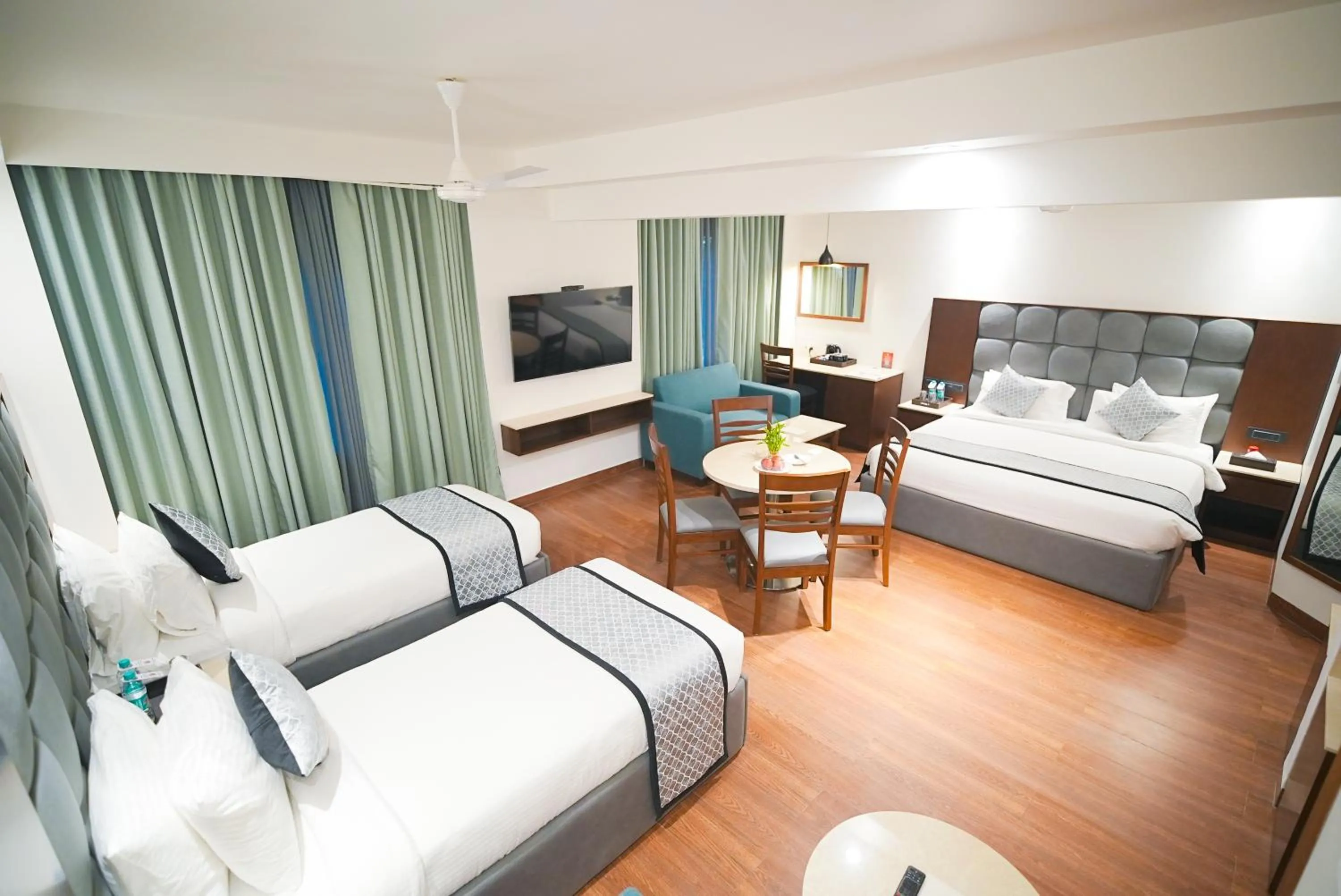 Bedroom, Bed in Ramee Guestline Tirupati