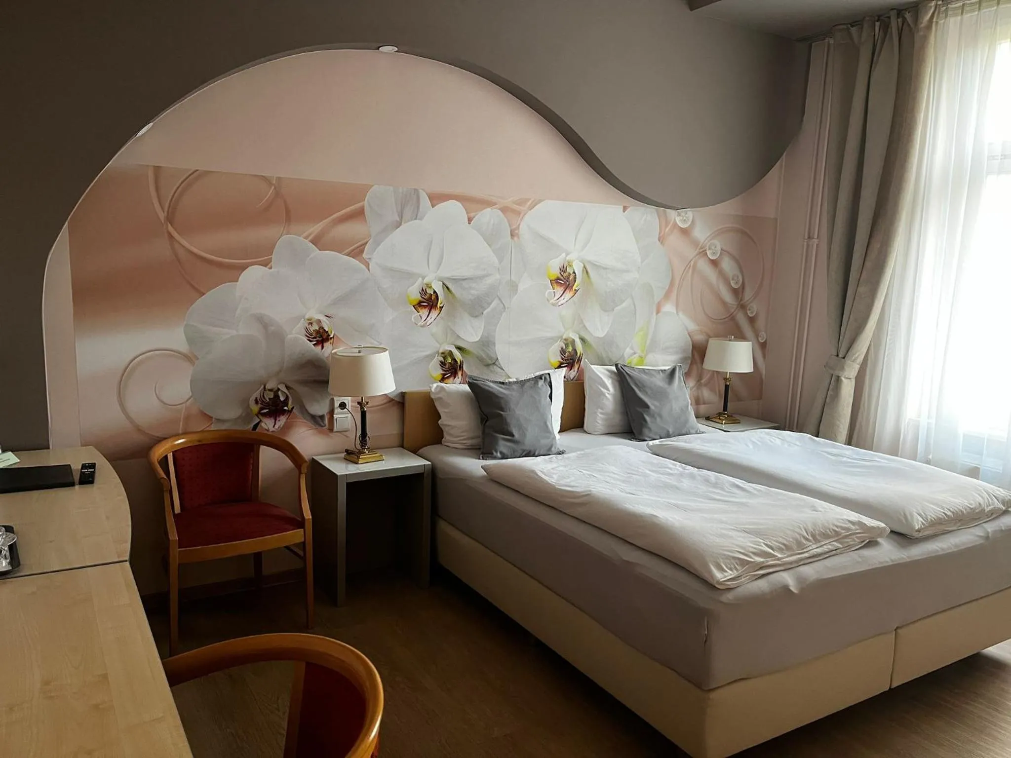 Bed in Pension Oase