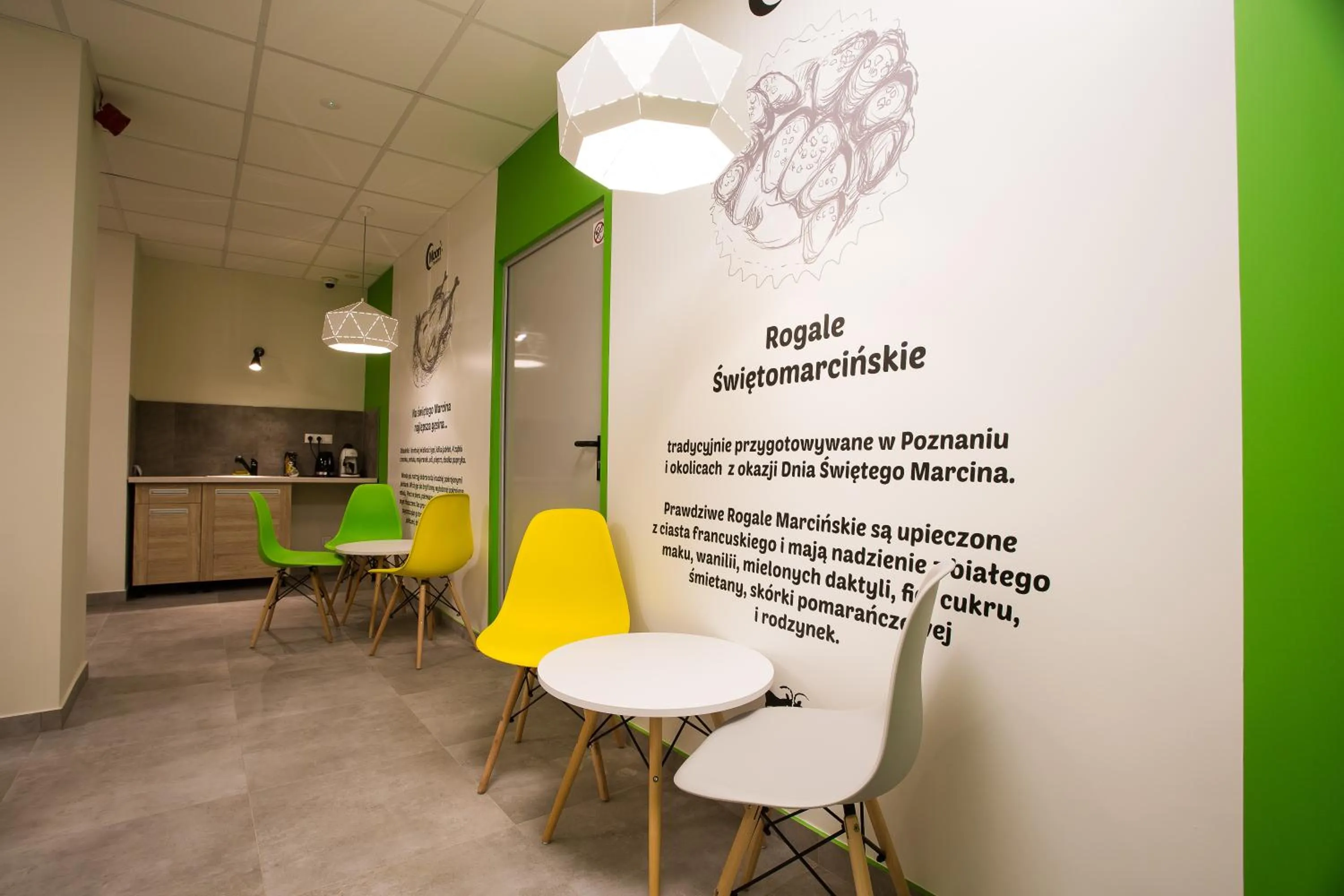 Decorative detail in Moon Hostel Poznań