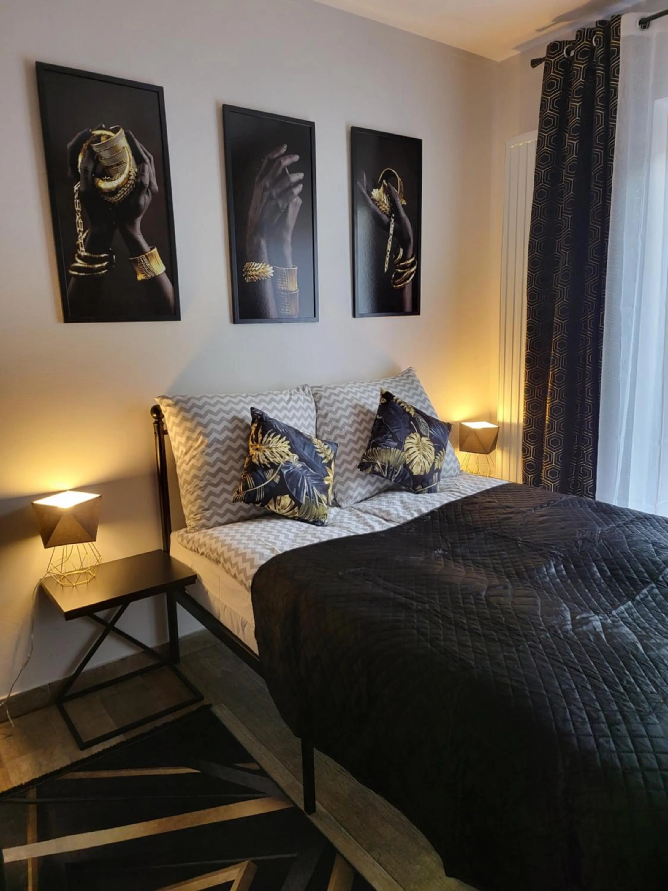 Decorative detail, Bed in Moon Hostel Poznań