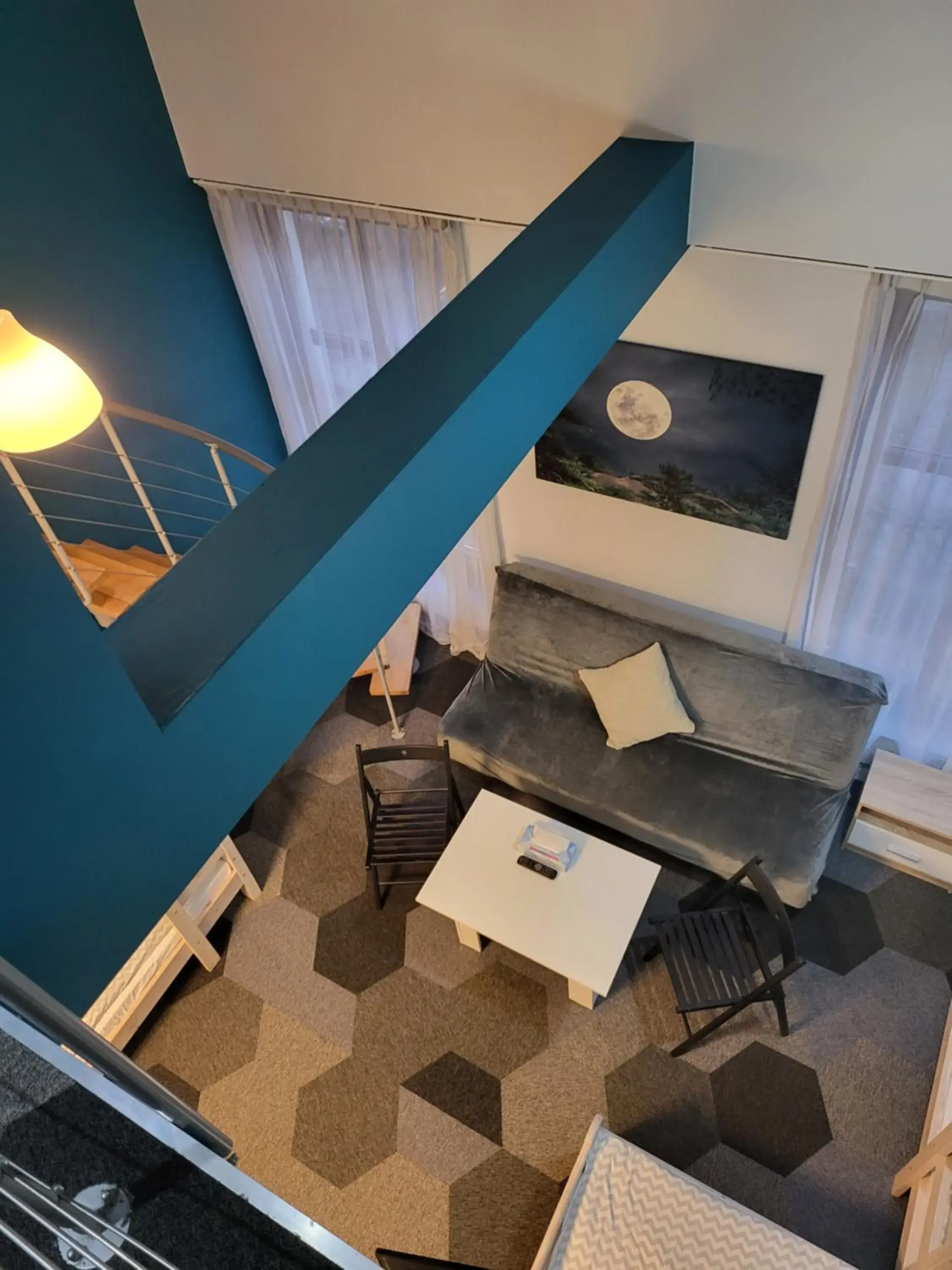 Living room in Moon Hostel Poznań Living room in Moon Hostel Poznań
