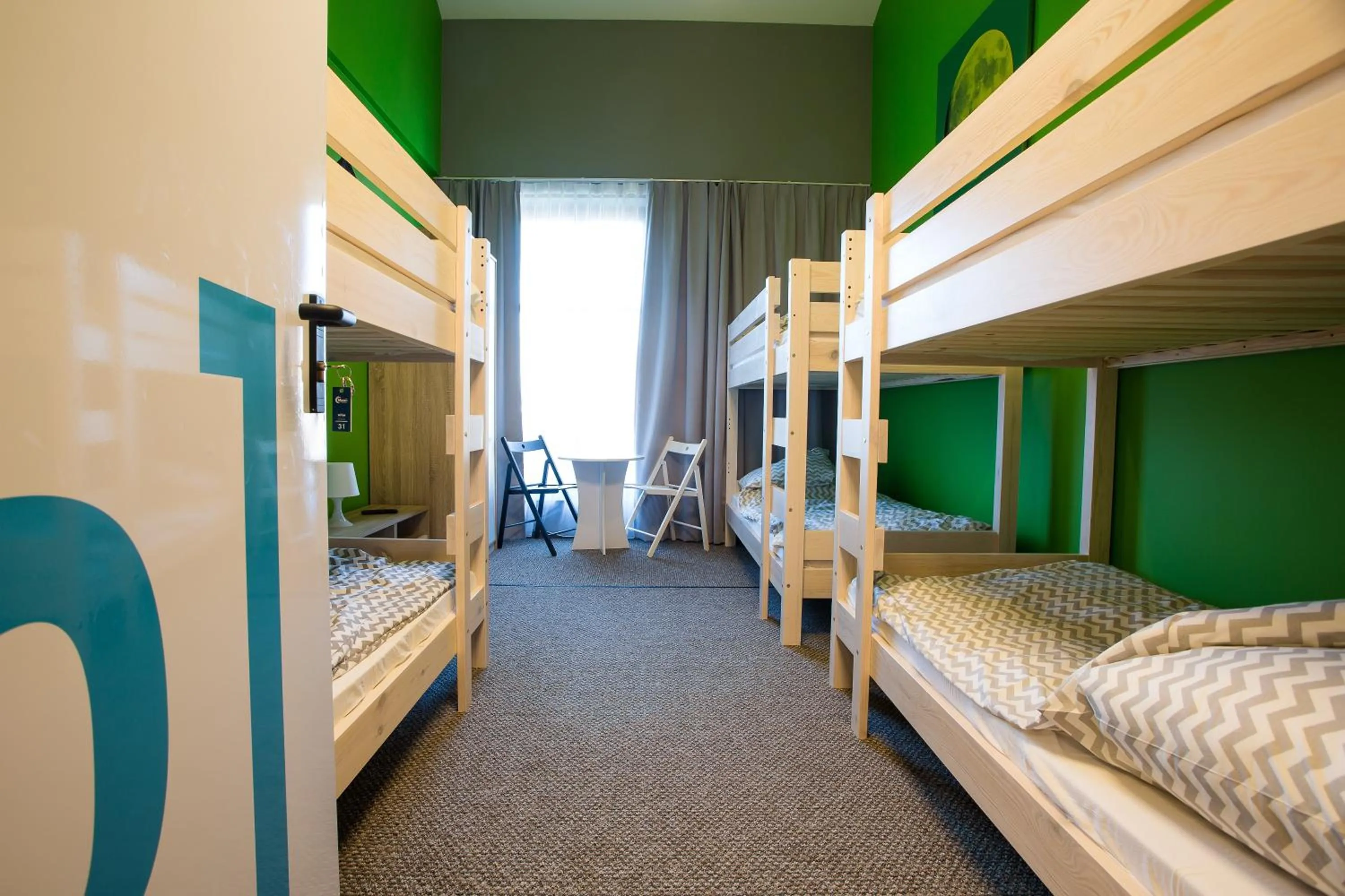 Bathroom, Bed in Moon Hostel Poznań