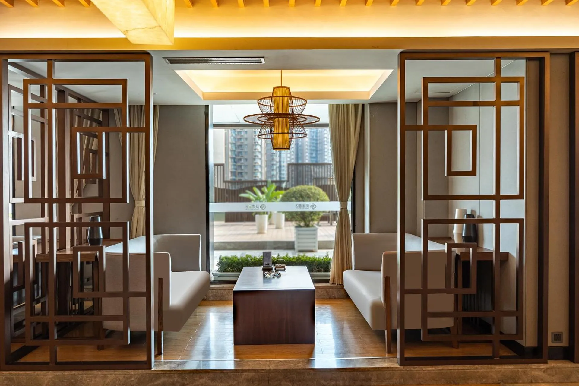 Seating area in Deyang Hamring Hotel